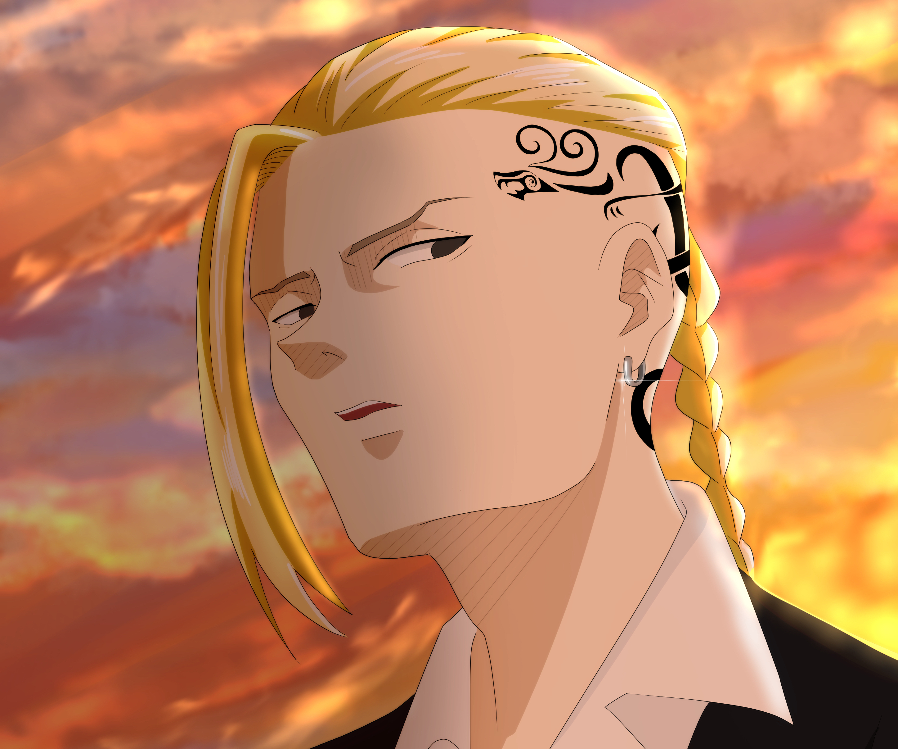 Tokyo Revengers Ken Ryuguji with sunset HD Wallpaper