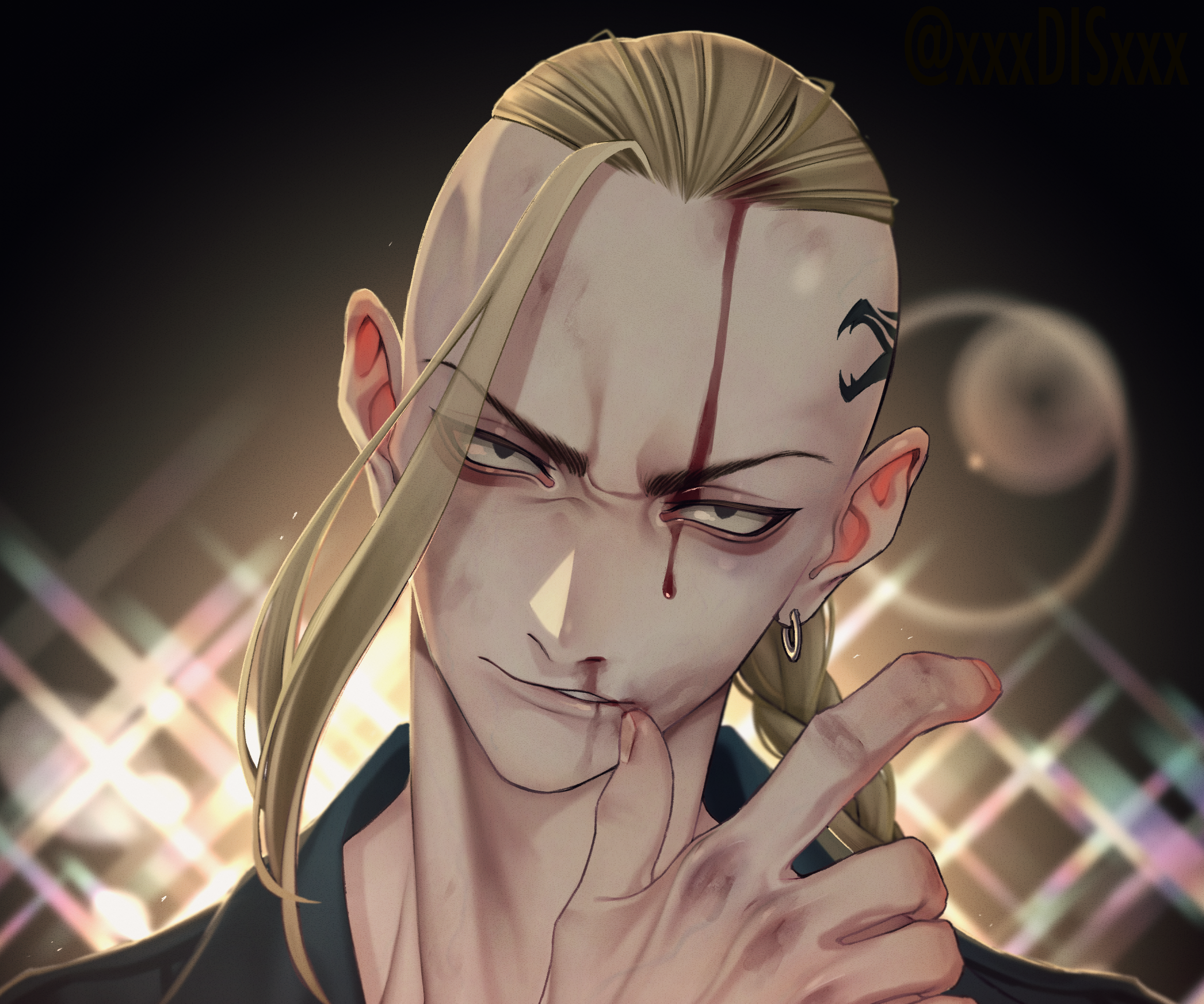 Bloody Ken Ryuguji with dragon tattoo HD Wallpaper