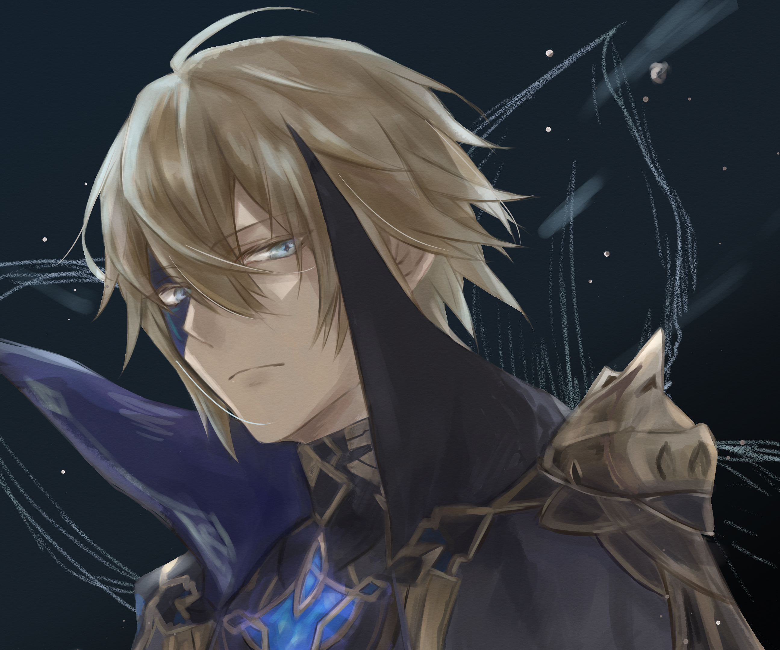 Dainsleif Genshin Impact character portrait HD Wallpaper