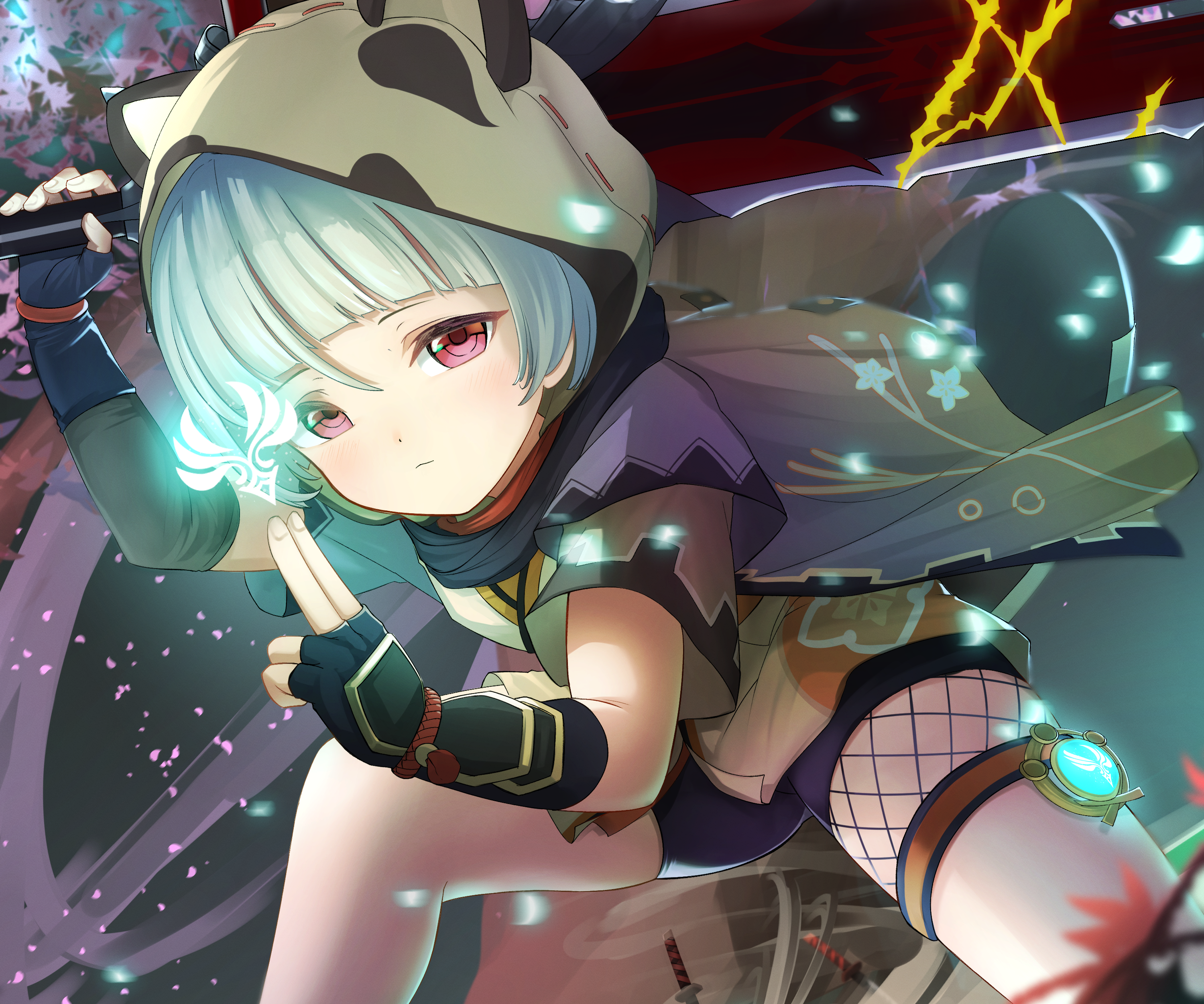 Sayu from Genshin Impact in Dynamic Pose HD Wallpaper