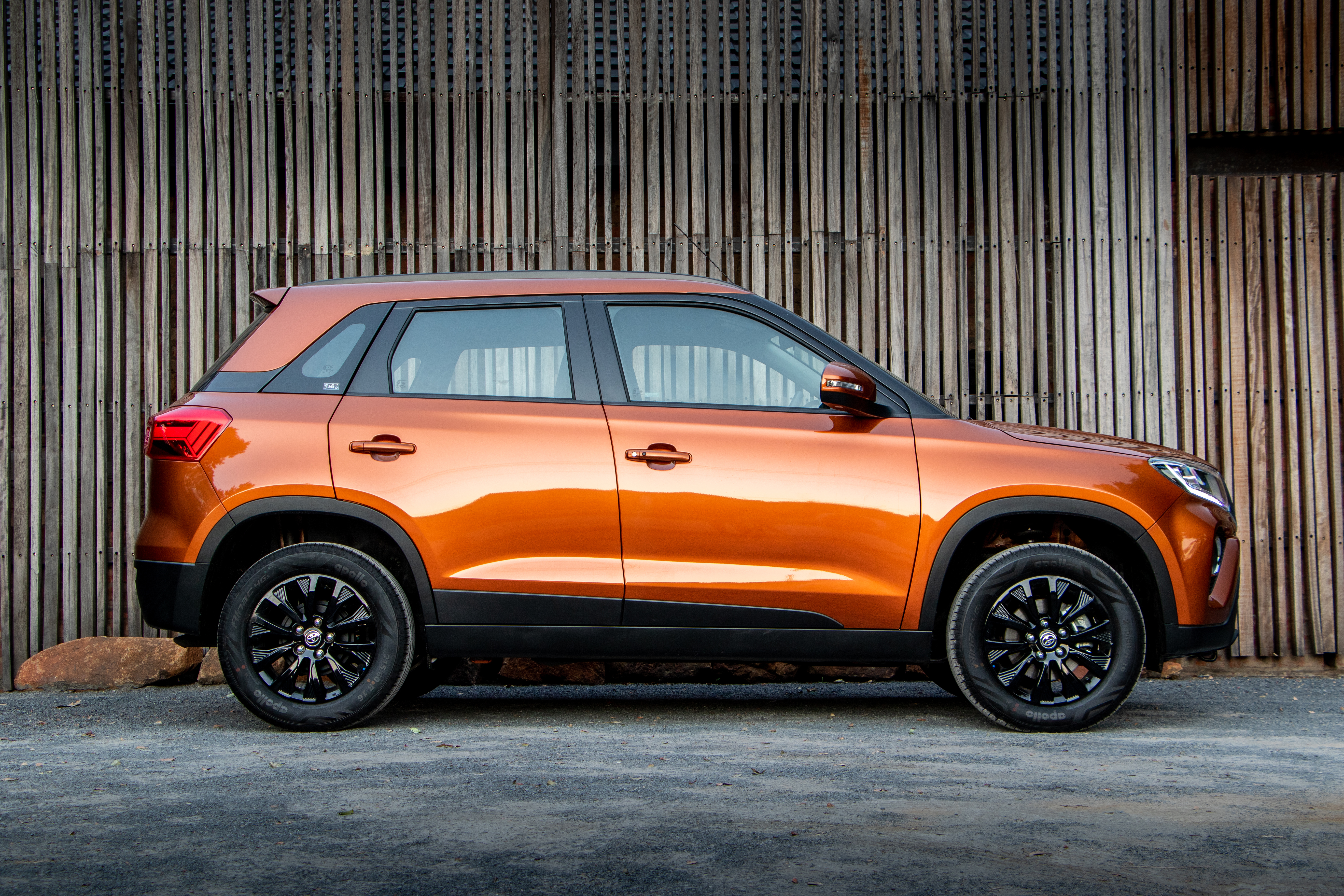 Orange Toyota Urban Cruiser SUV 4K HD Wallpaper