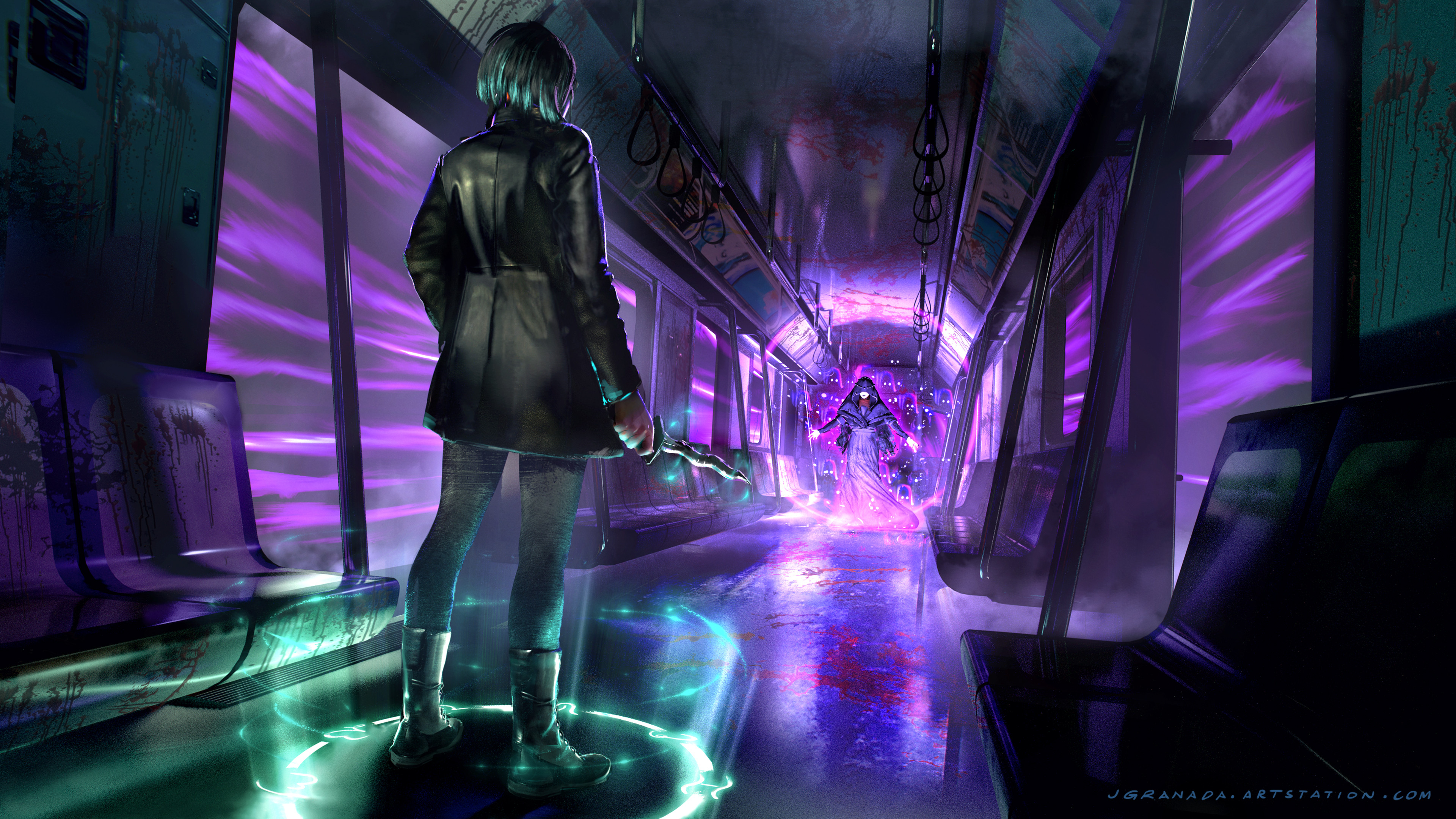 Train of the Underworld: Magic Battle HD Wallpaper