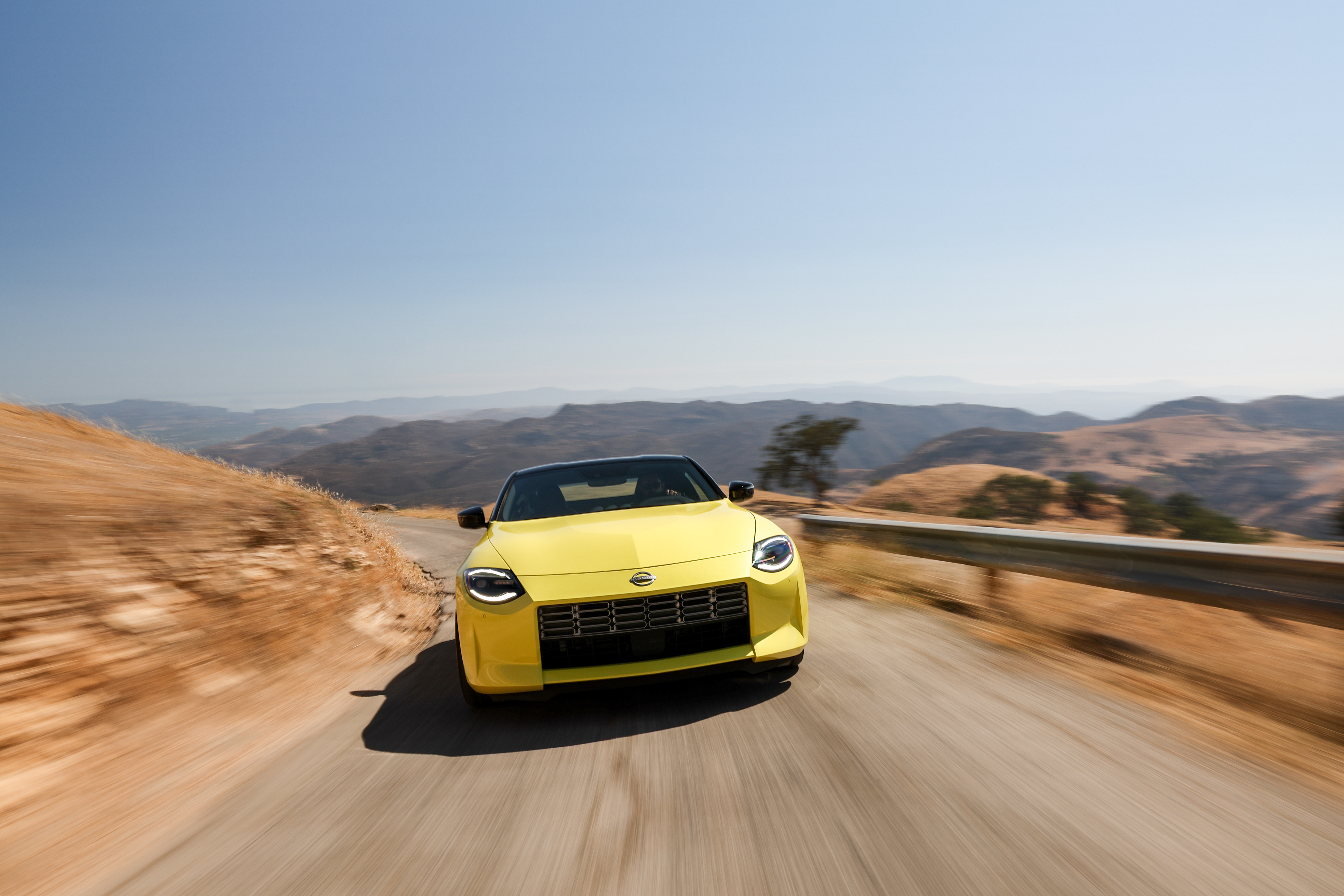 Yellow Nissan Z Proto Spec Performance Car HD Wallpaper