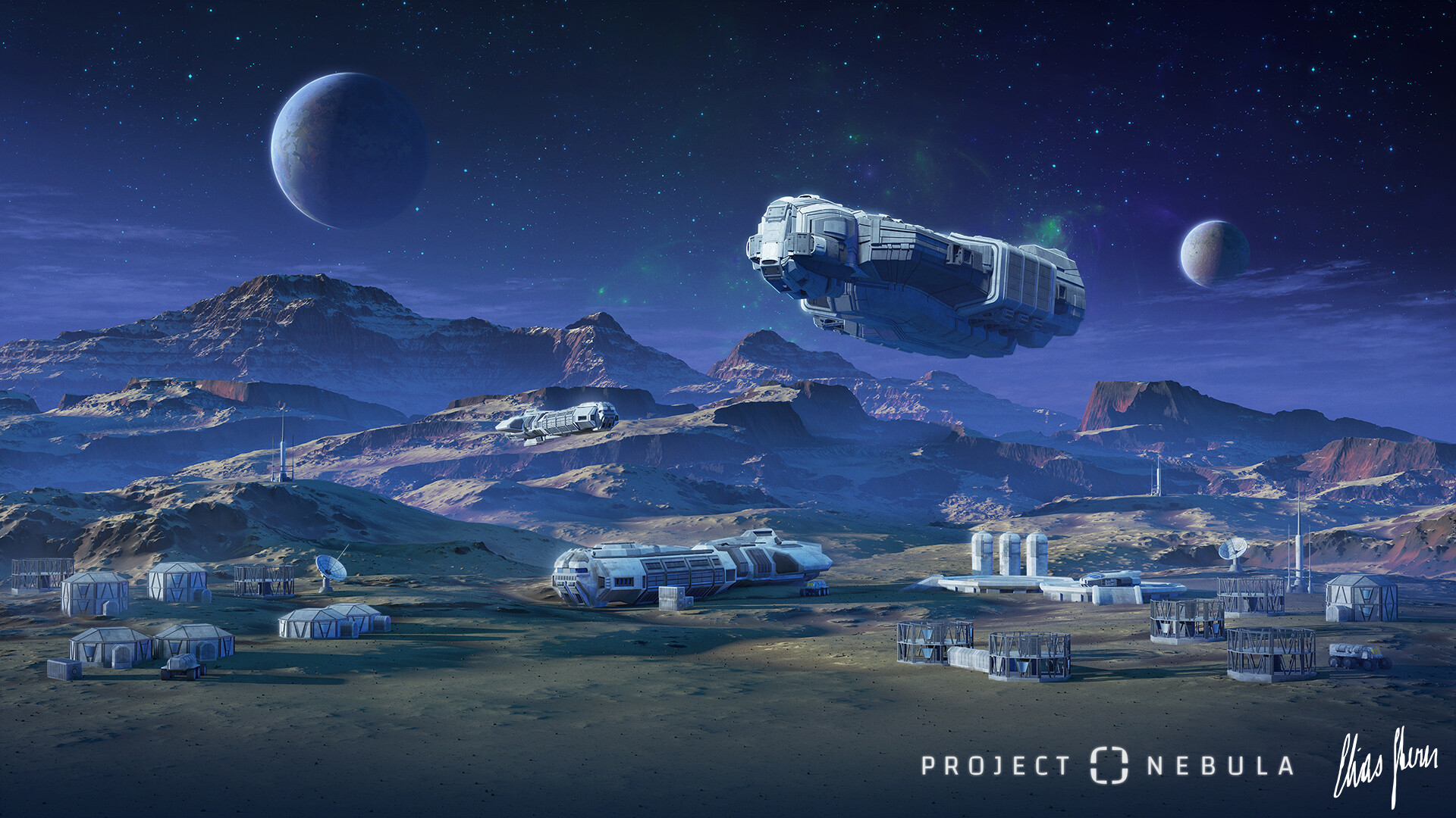 Project Nebula: Alien Planet Colonization HD Wallpaper