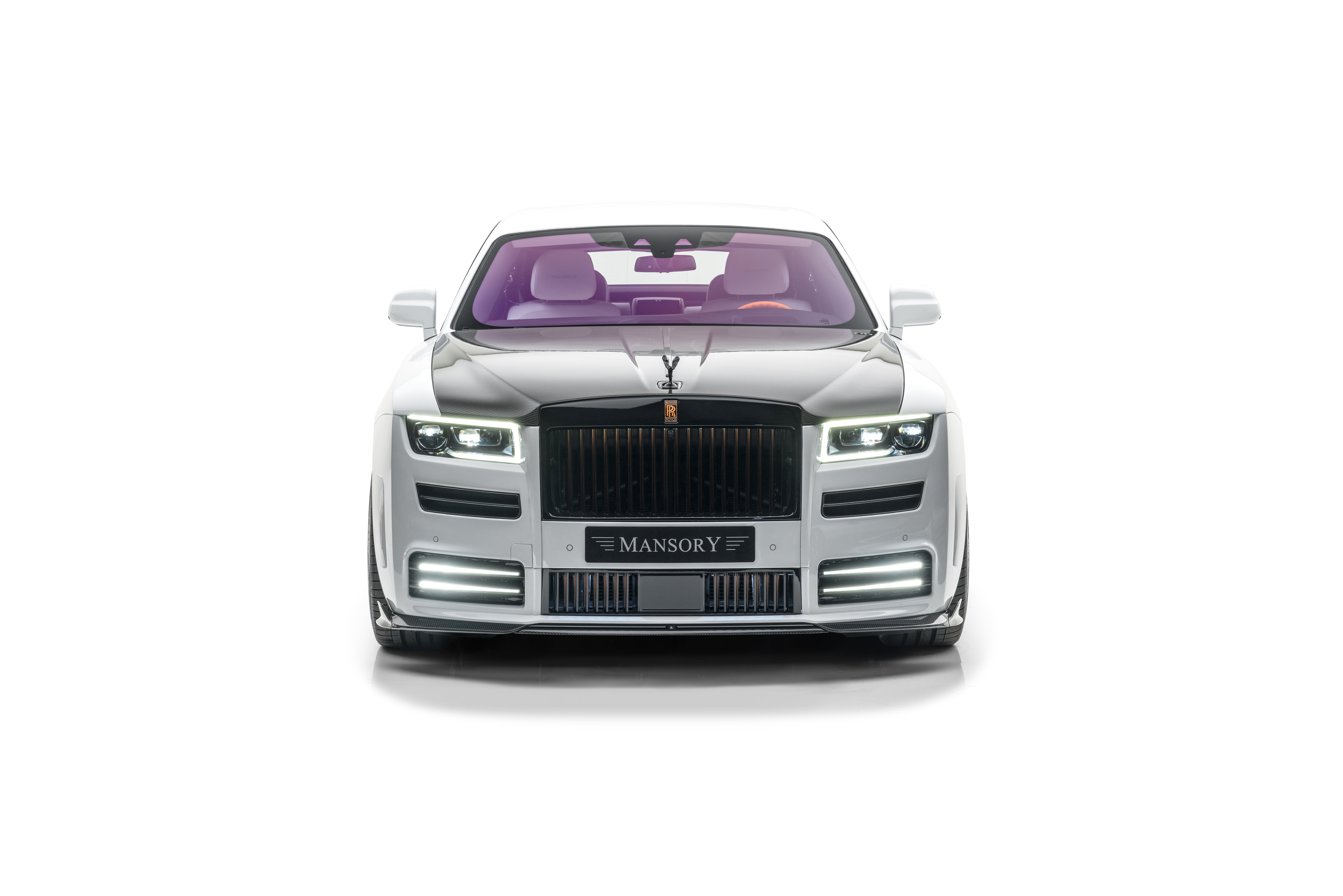 Mansory Rolls-Royce Ghost luxury car front view HD Wallpaper