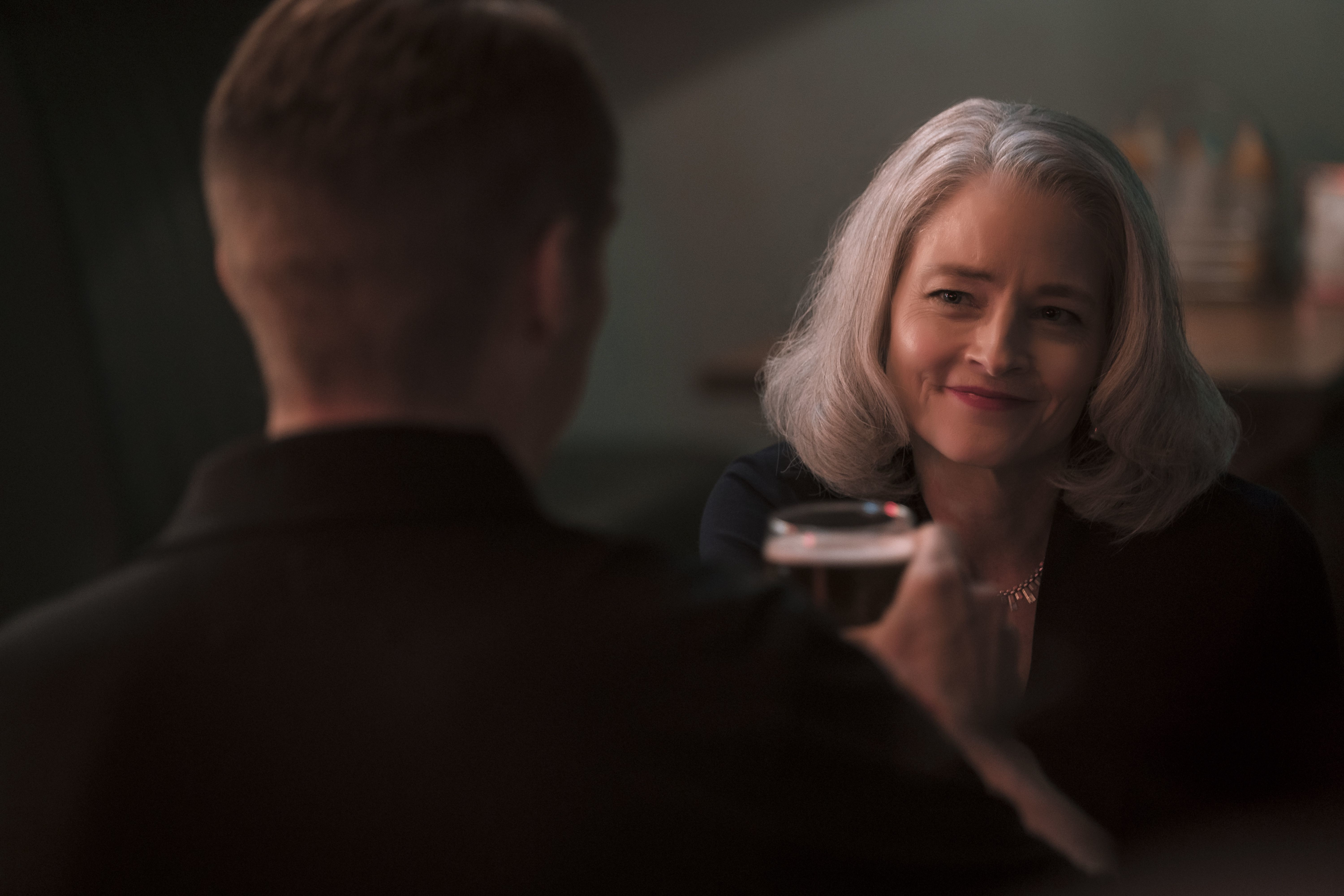 Jodie Foster smiling in The Mauritanian HD Wallpaper