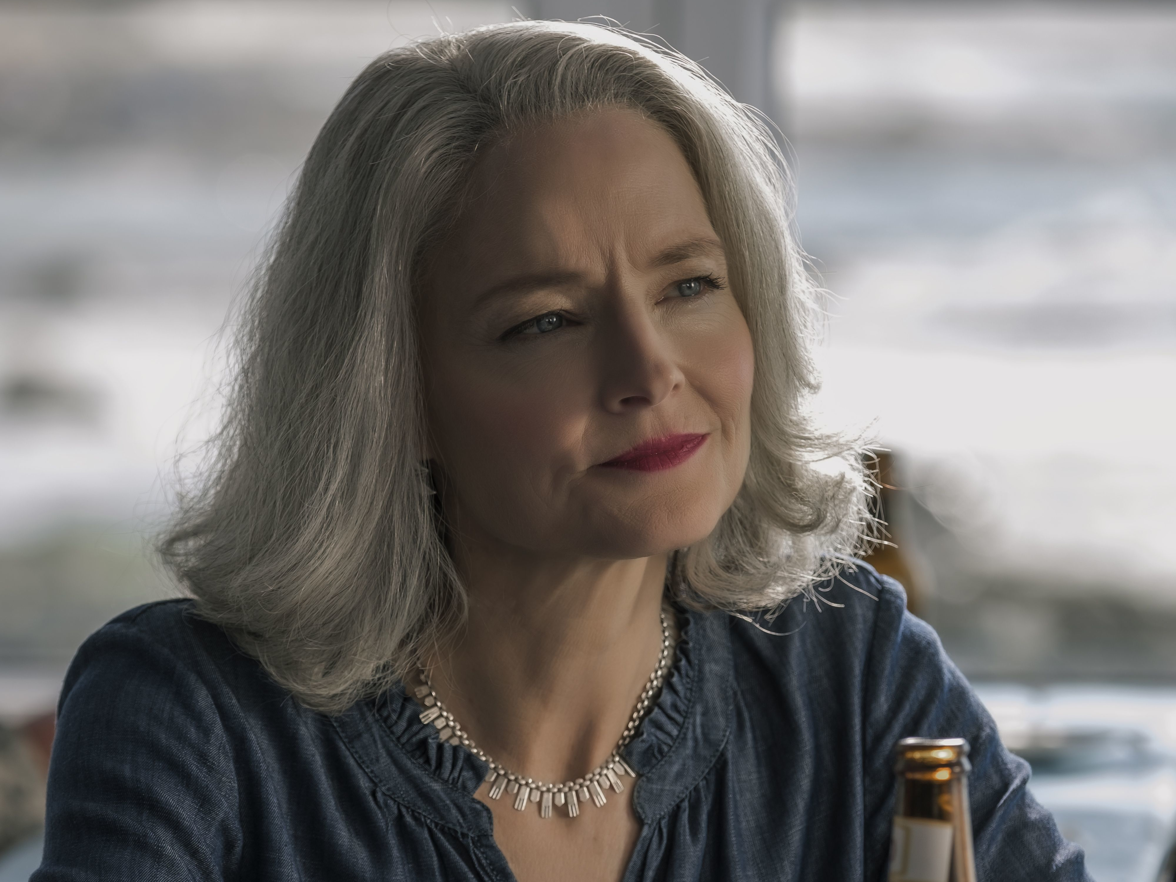 Jodie Foster with grey hair in The Mauritanian HD Wallpaper