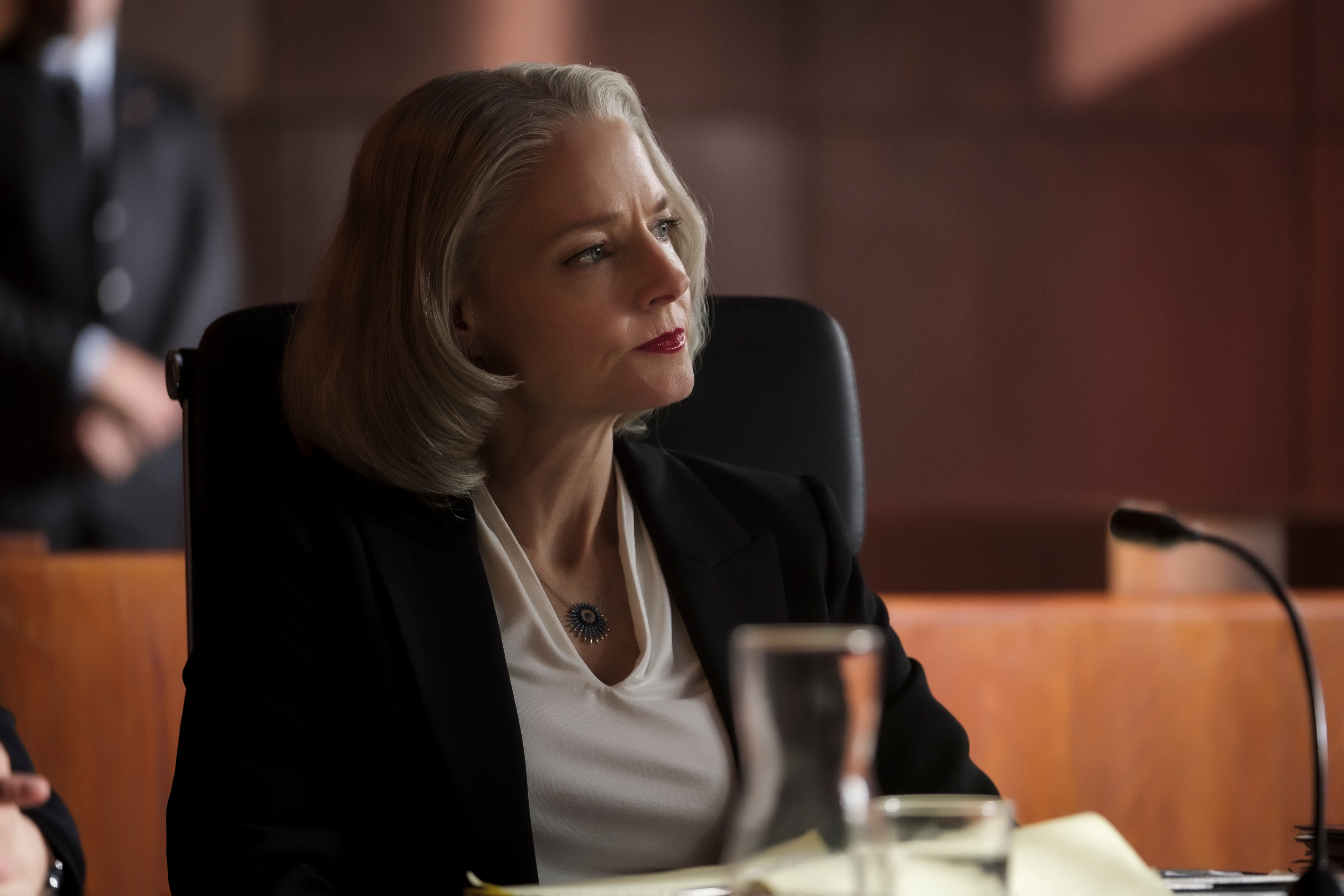 Jodie Foster with grey hair in The Mauritanian HD Wallpaper
