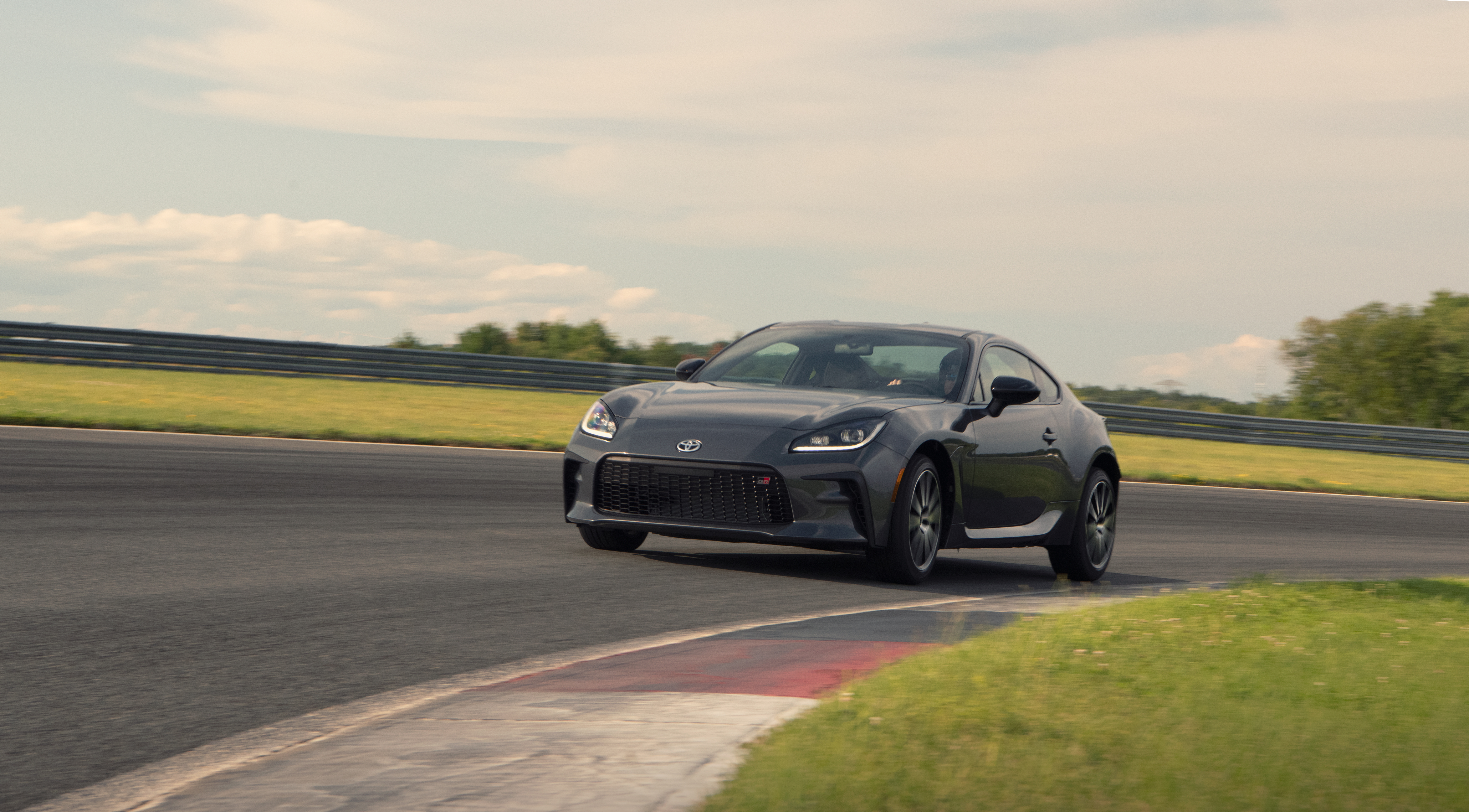 Toyota GR 86 Sport Car on Race Track 4K HD Wallpaper