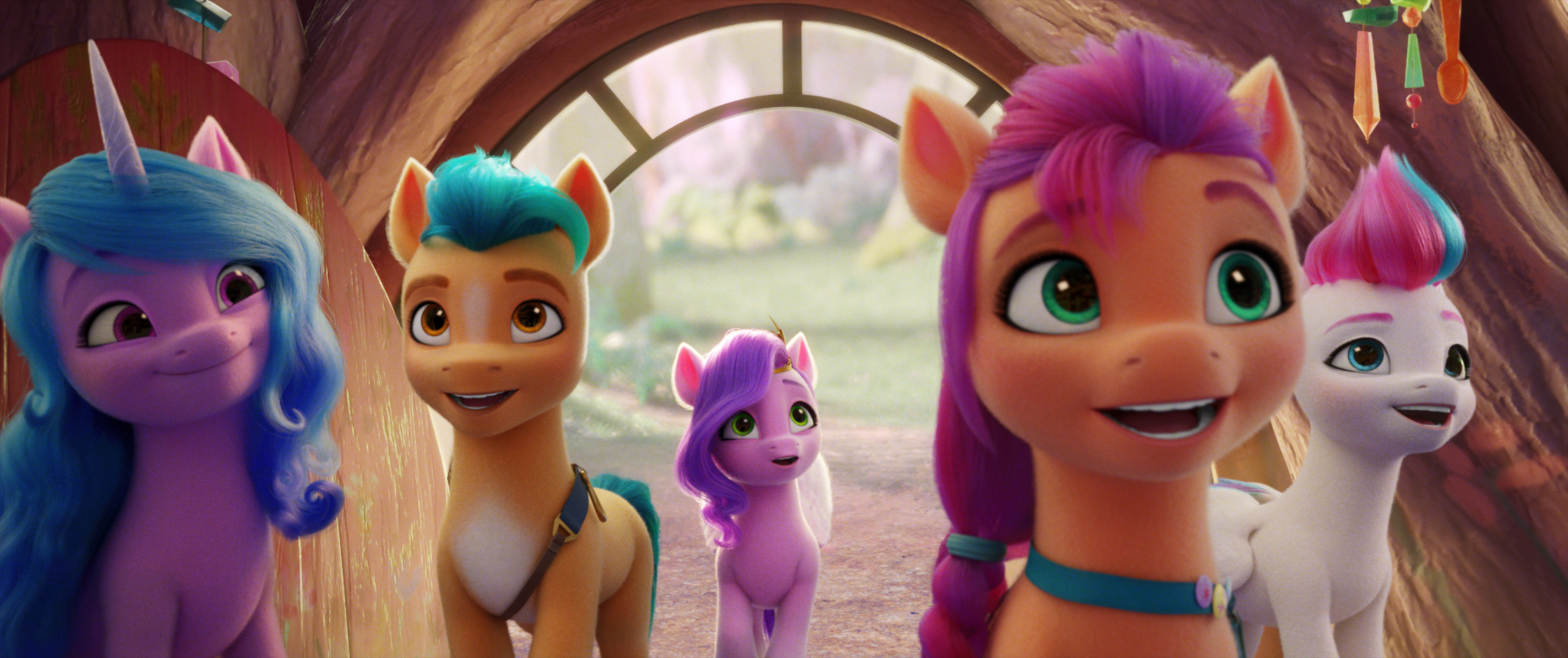 My Little Pony A New Generation Characters Gathering HD Wallpaper