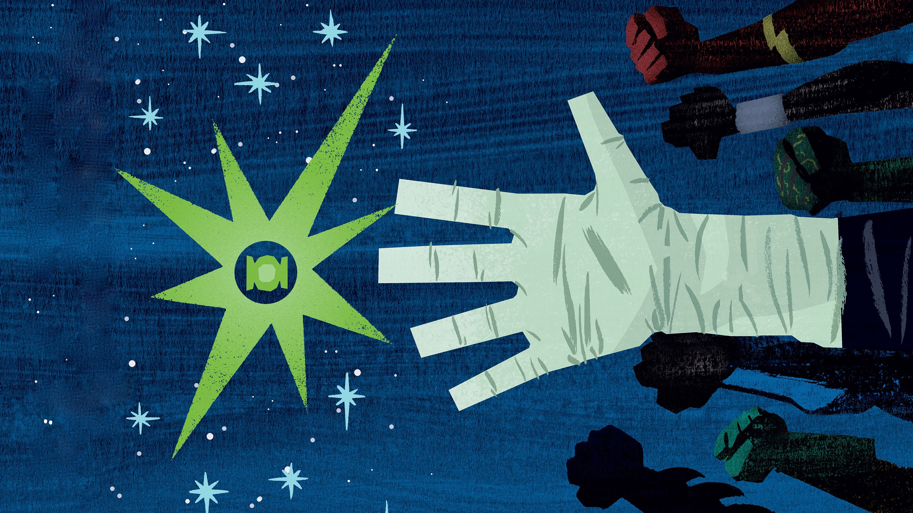 Justice League: The New Frontier - Green Lantern's star HD Wallpaper