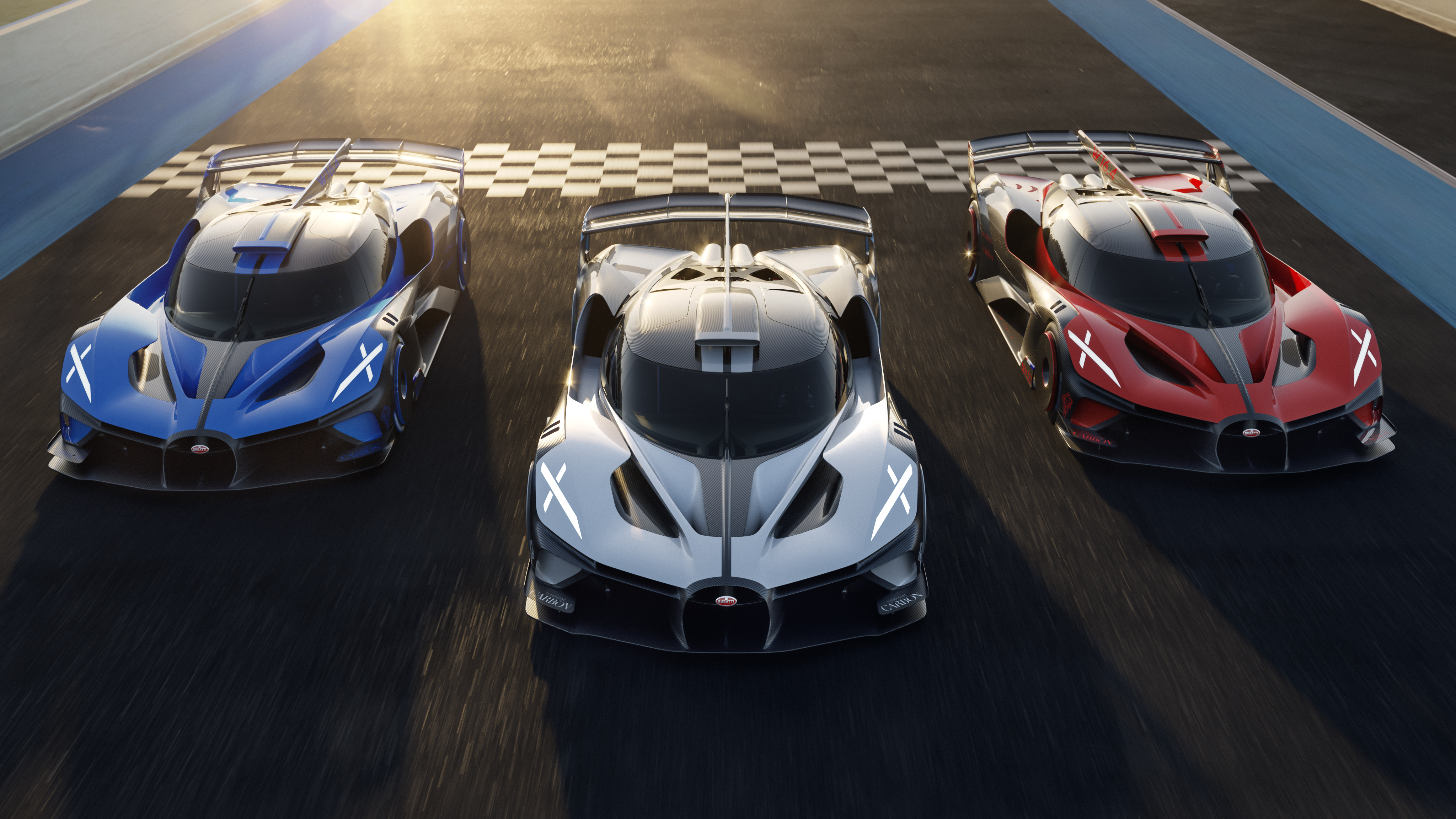 Bugatti Bolide Supercars in 4K HD Wallpaper