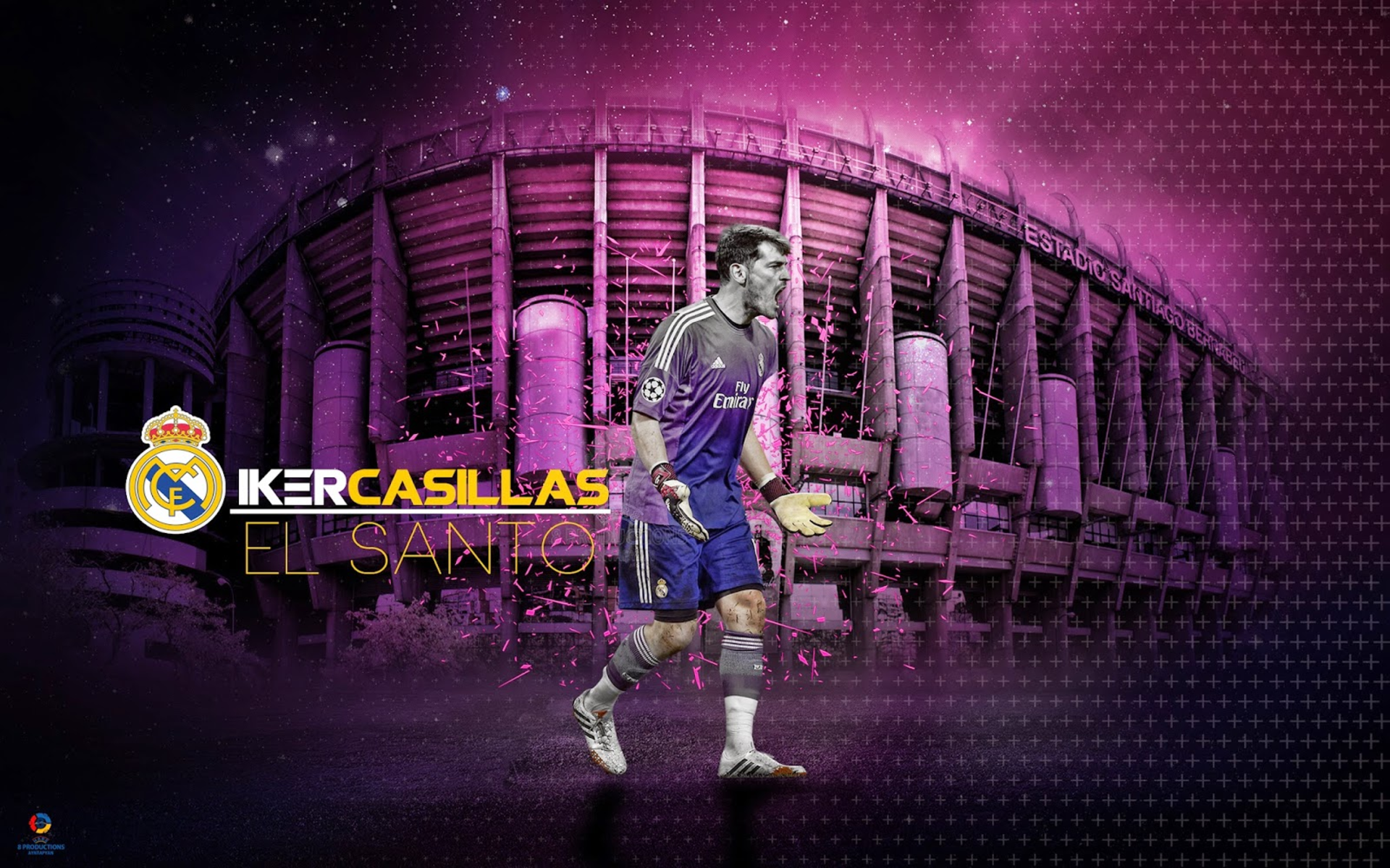 Iker Casillas El Santo Real Madrid Santiago Bernabéu HD Wallpaper