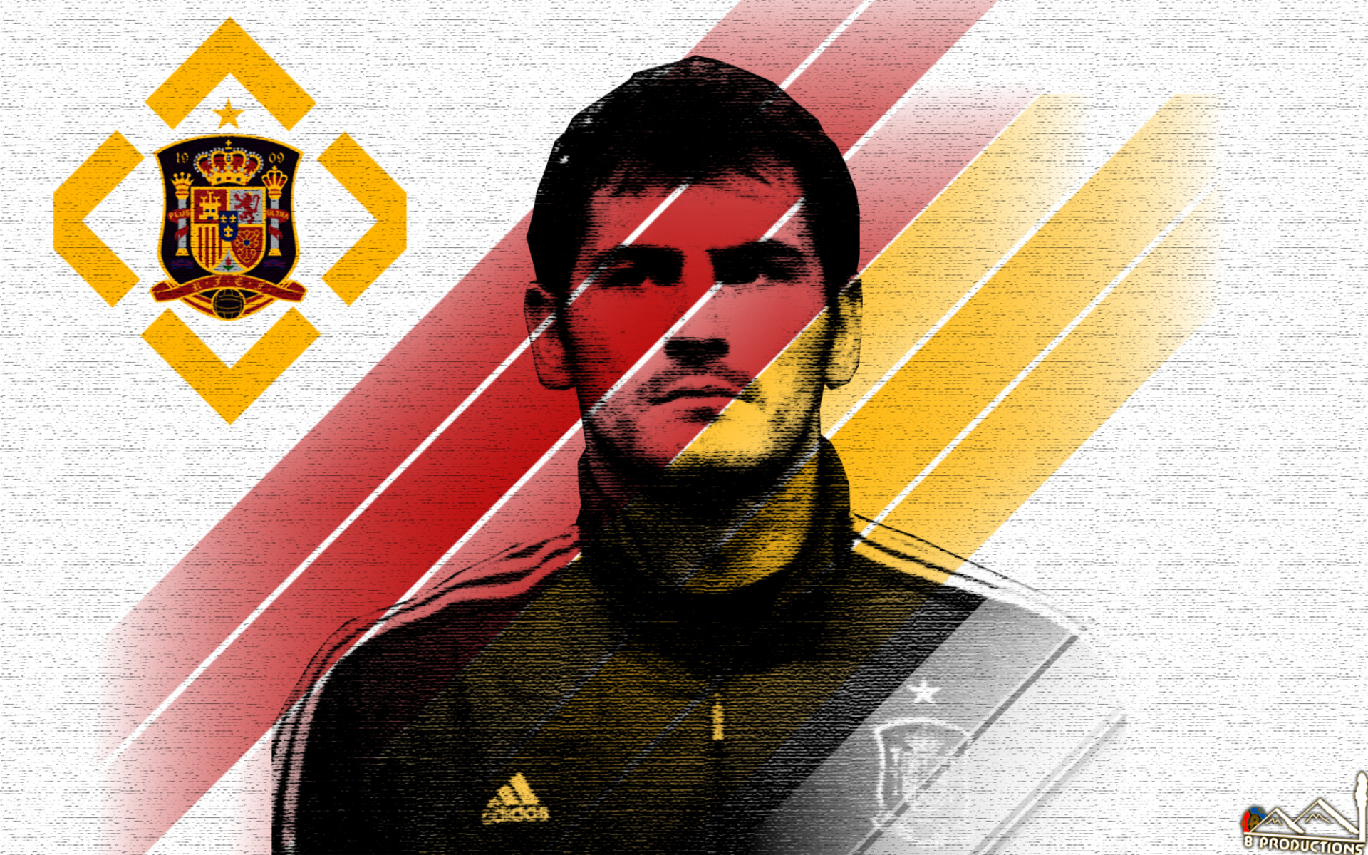 Iker Casillas Spain National Football Team Art HD Wallpaper