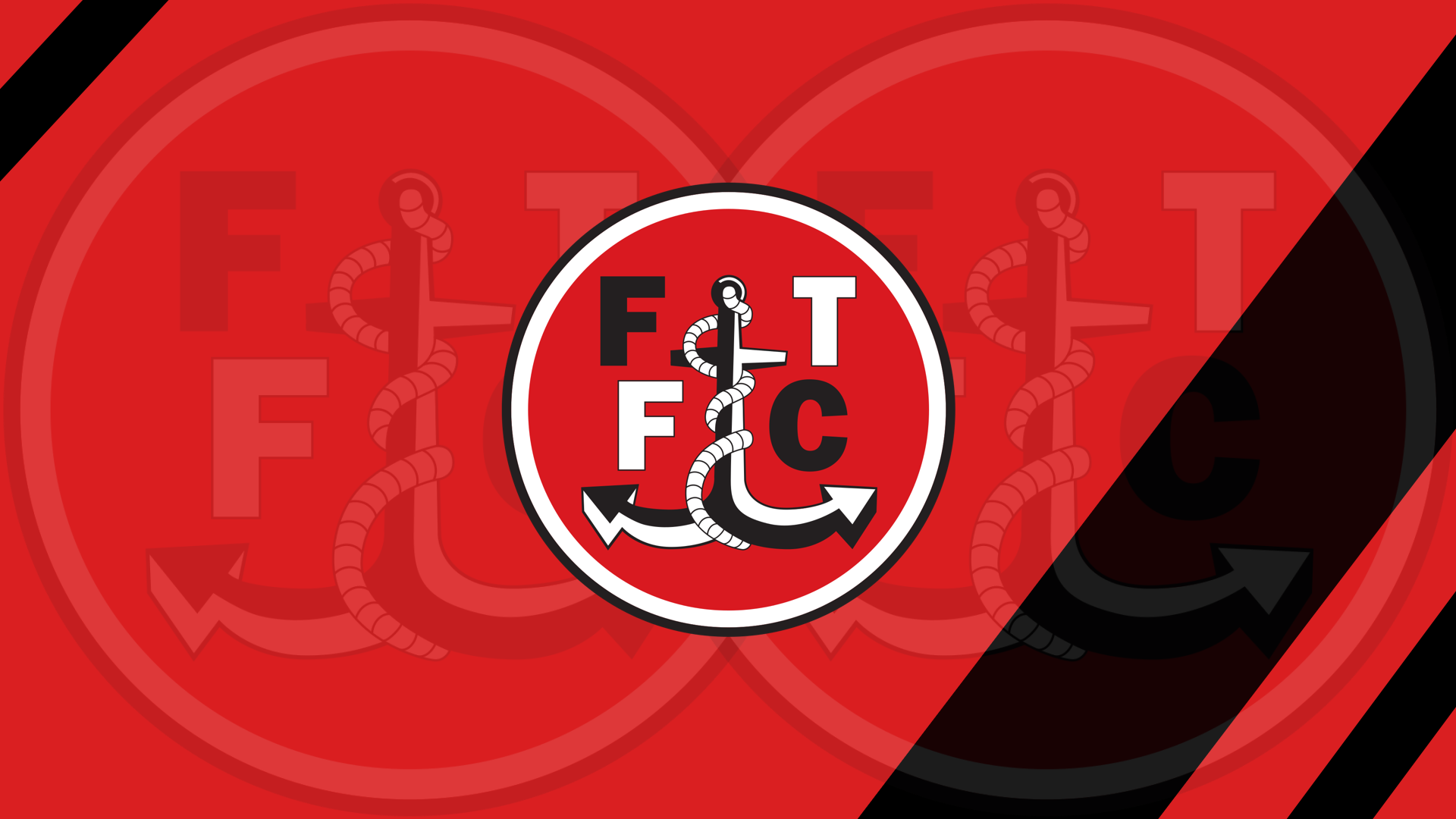Fleetwood Town F.C. Soccer Club Logo HD Wallpaper