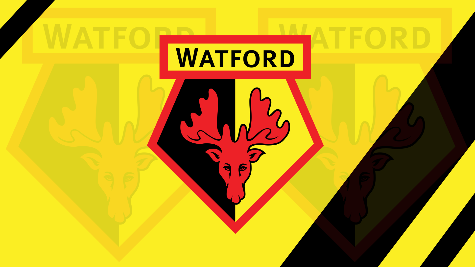 Watford F.C. Soccer Club Emblem HD Wallpaper