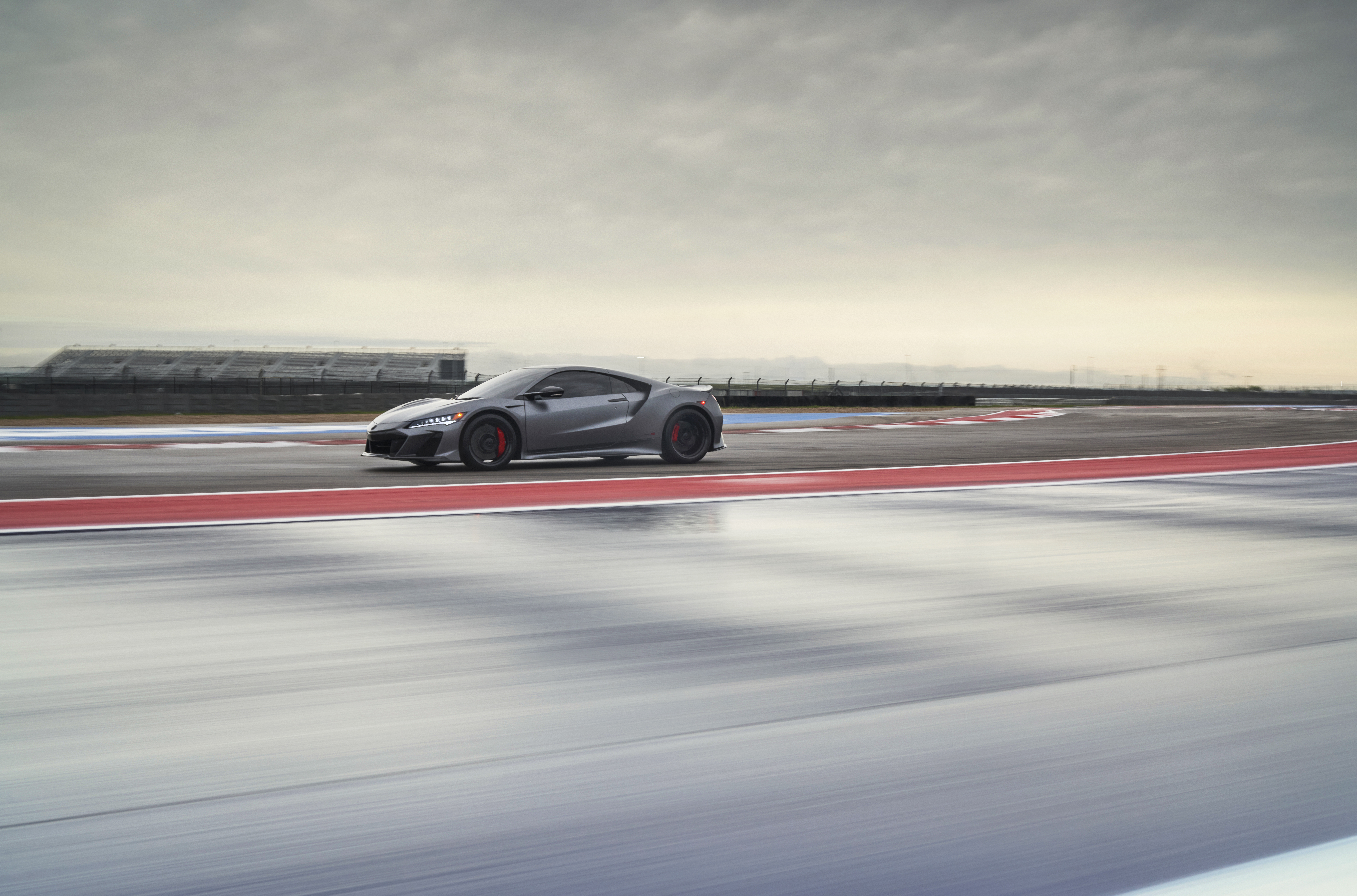 Acura NSX Type S Supercar Racing on Track HD Wallpaper