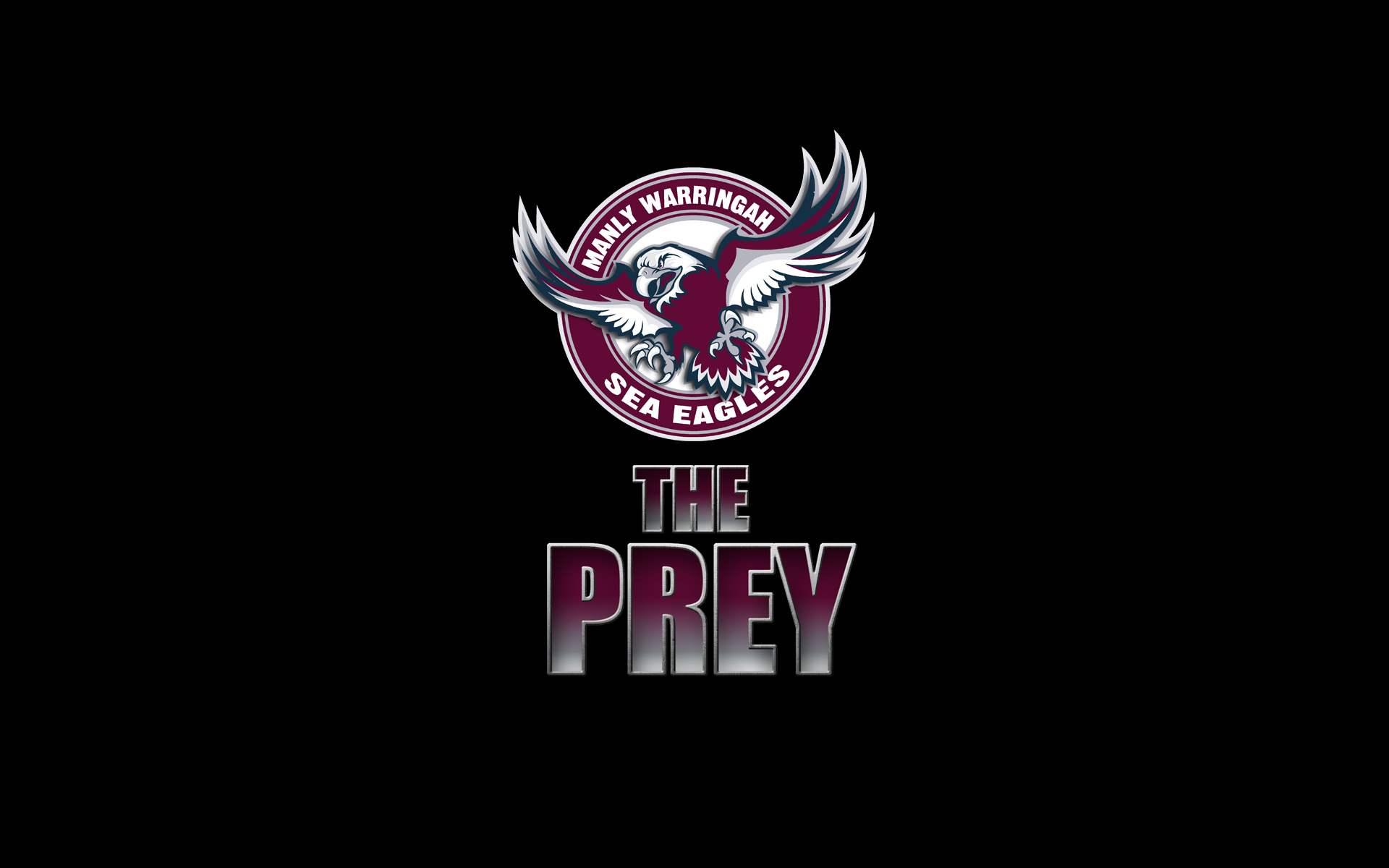 Manly Warringah Sea Eagles The Prey Logo HD Wallpaper