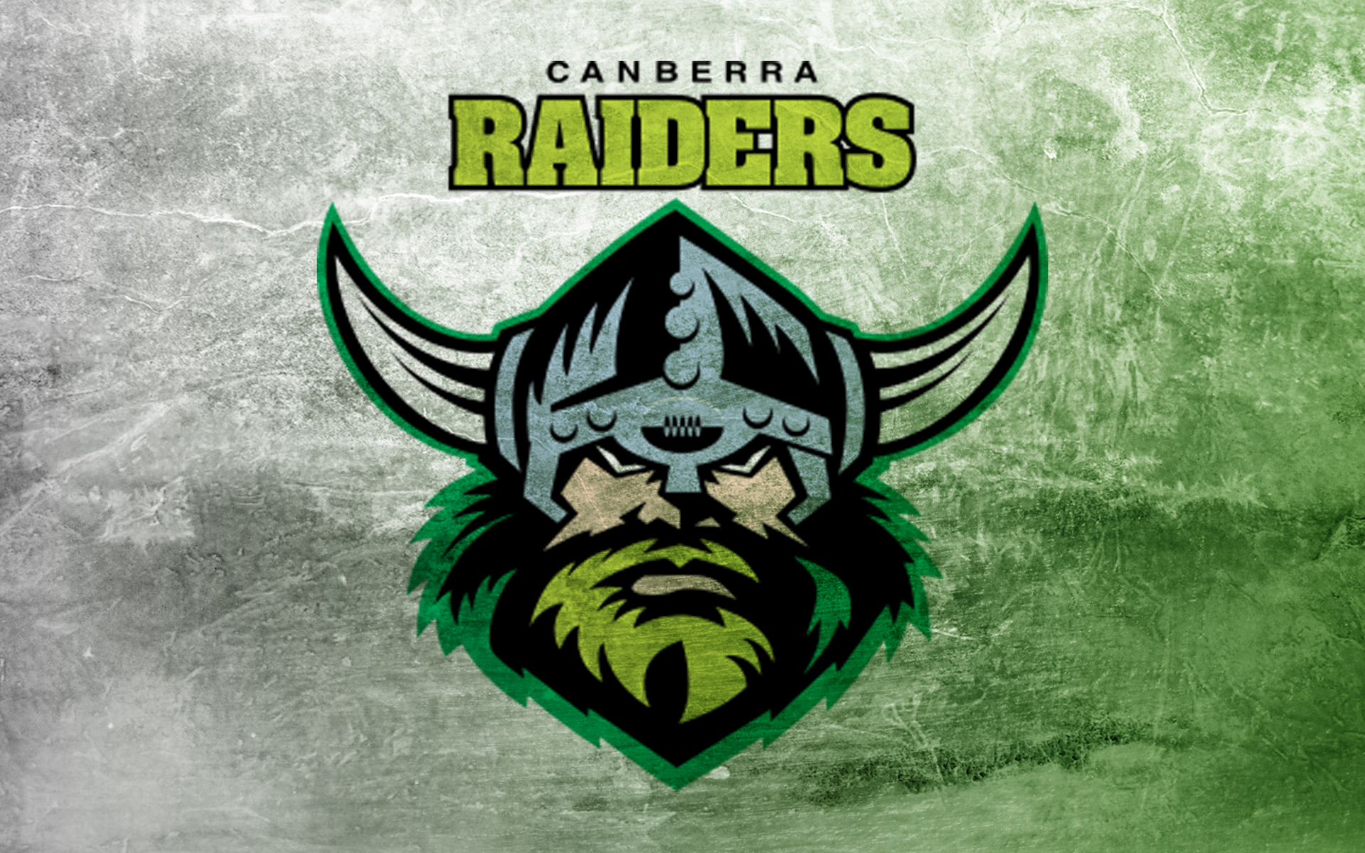 Canberra Raiders NRL Logo on Textured Background HD Wallpaper