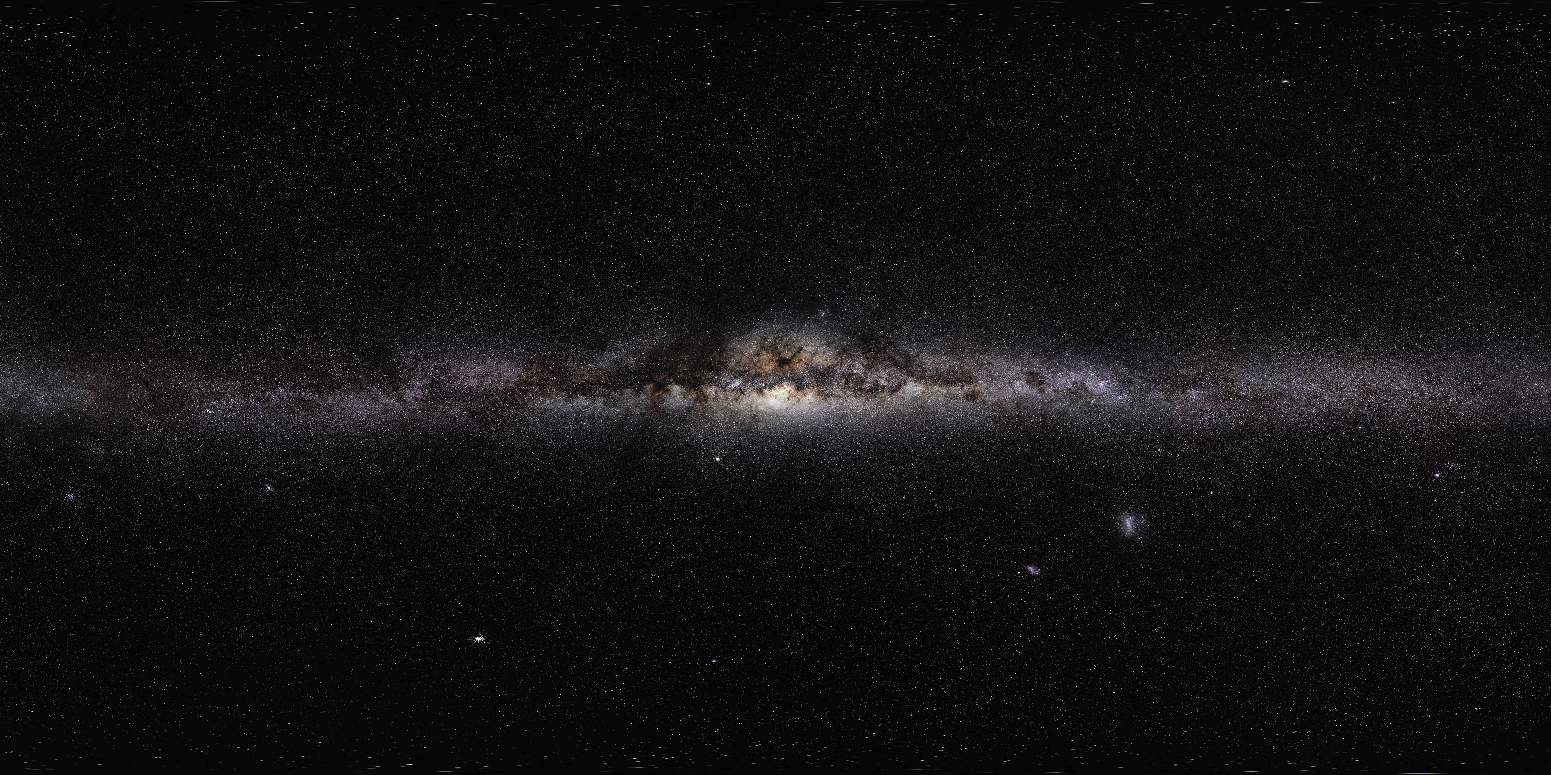 The Milky Way Galaxy Panorama HD Wallpaper