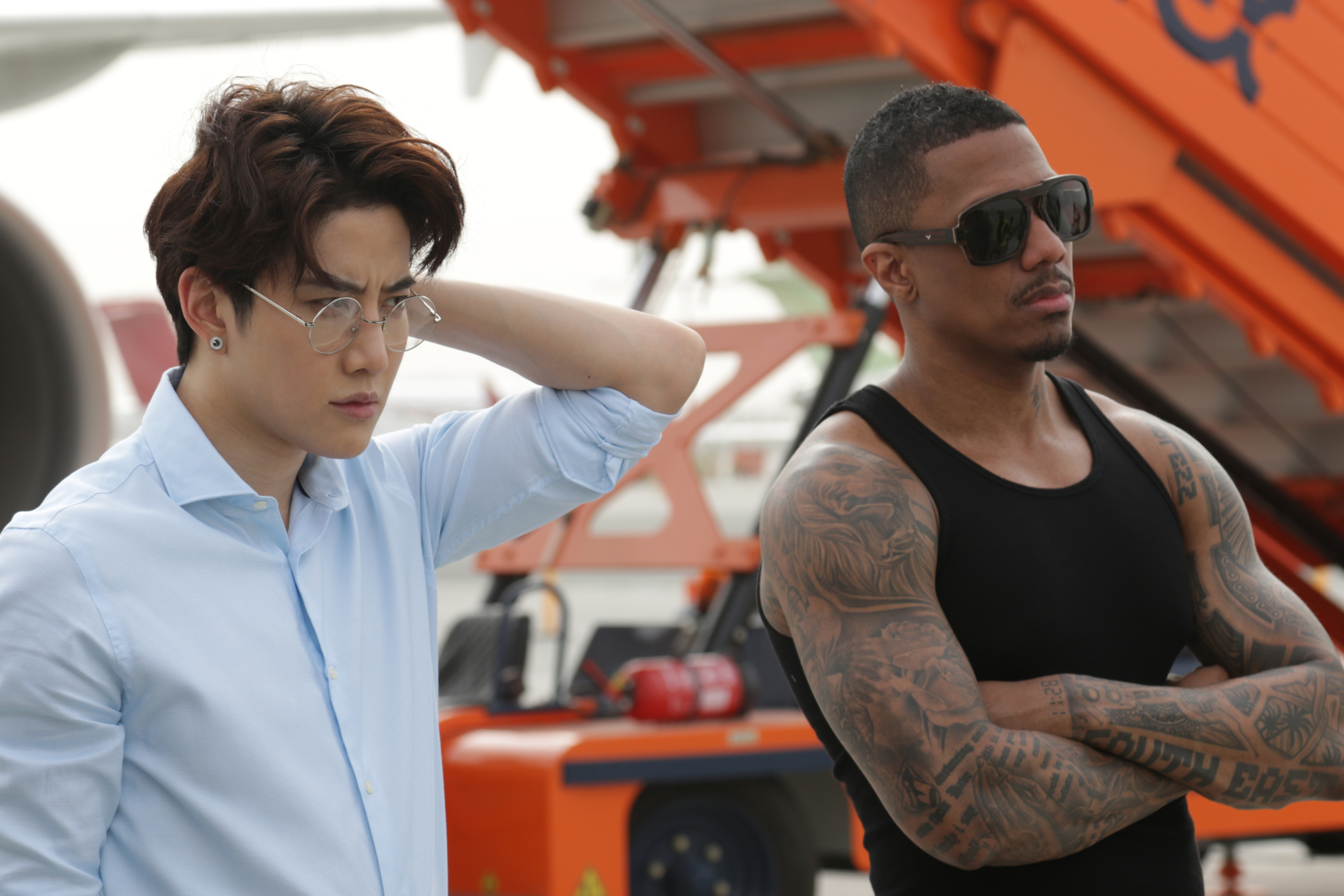 Nick Cannon and Mike Angelo from The Misfits HD Wallpaper