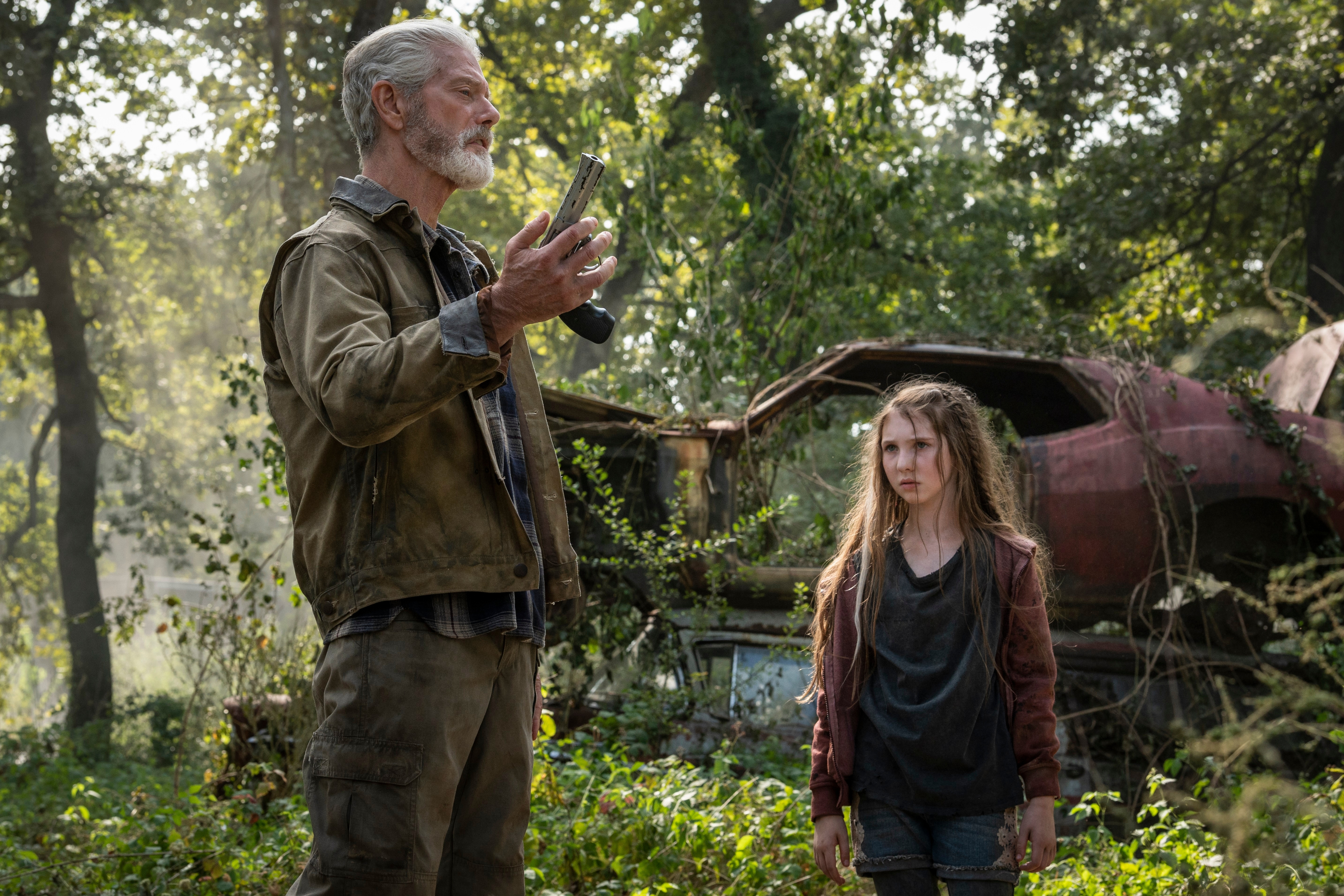 Stephen Lang and Madelyn Grace in Dont Breathe 2 4K HD Wallpaper