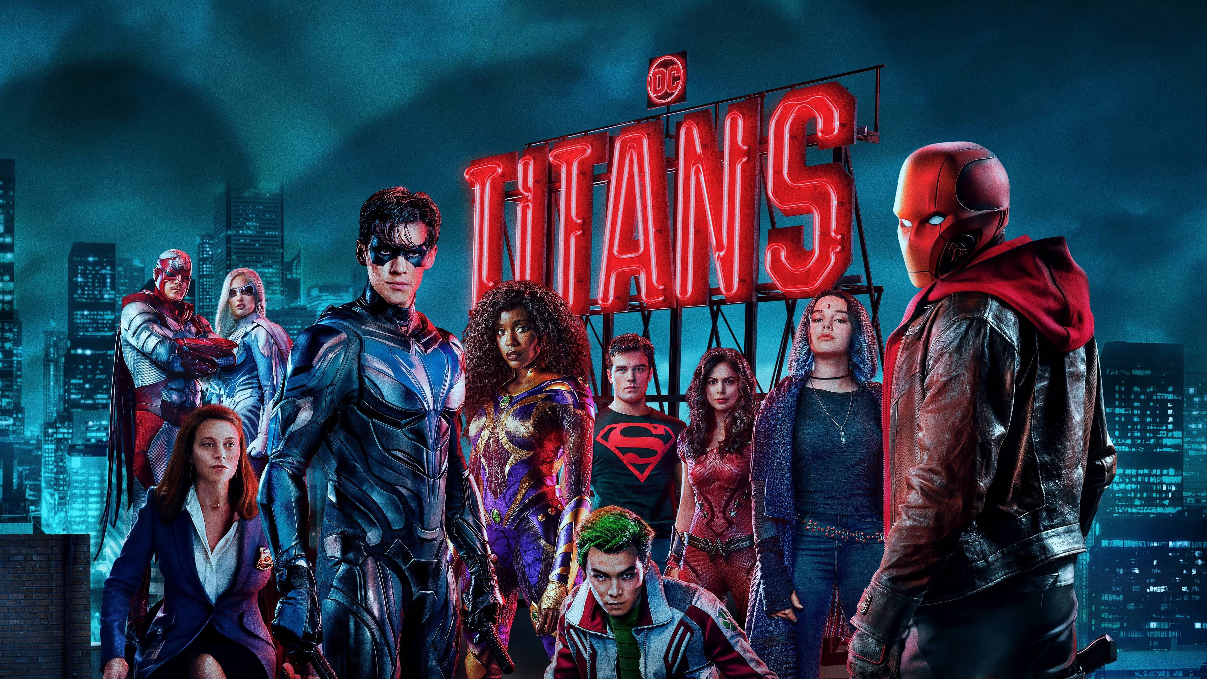 DC's Titans TV Show Cast 4K HD Wallpaper