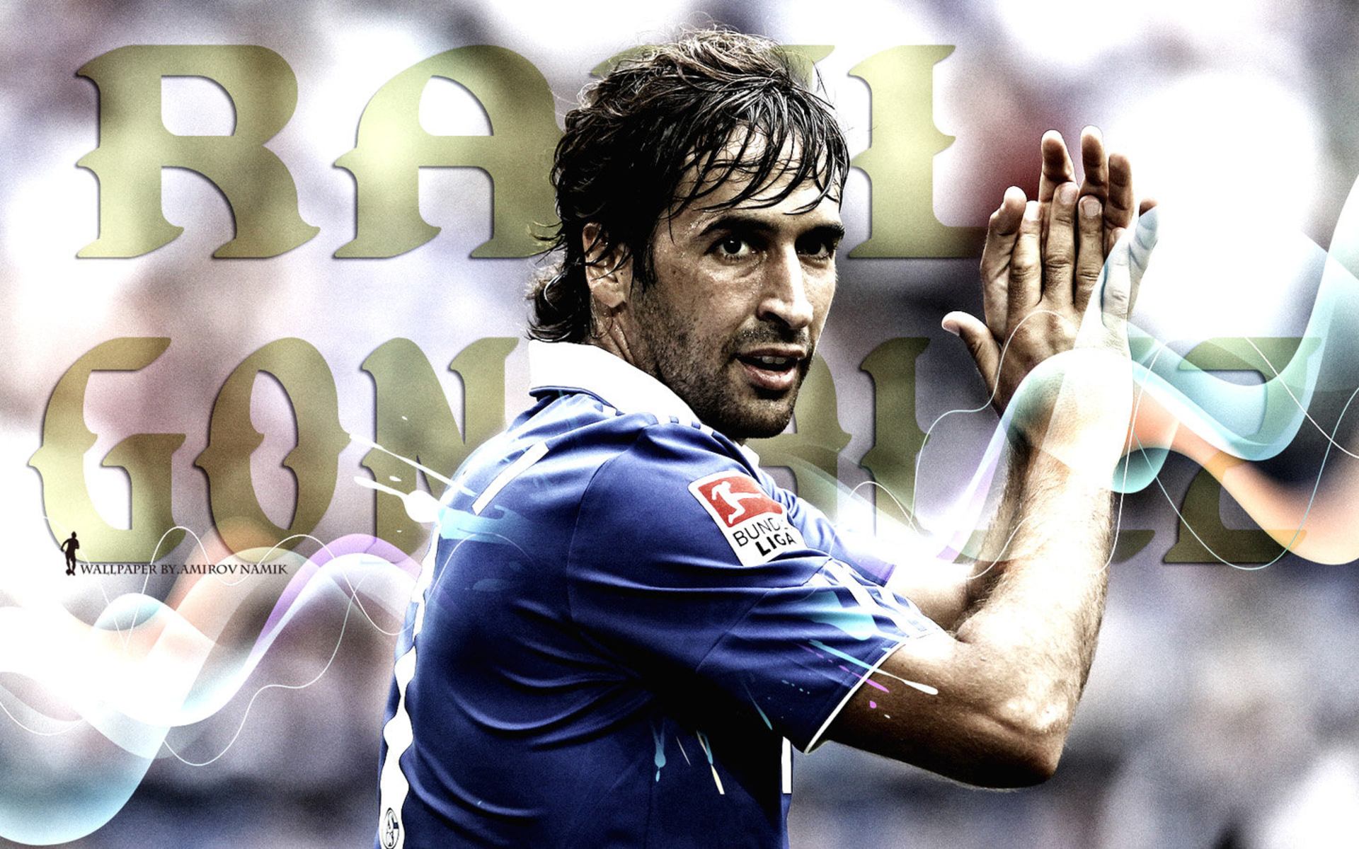 Raúl González Blanco Schalke 04 clapping HD Wallpaper