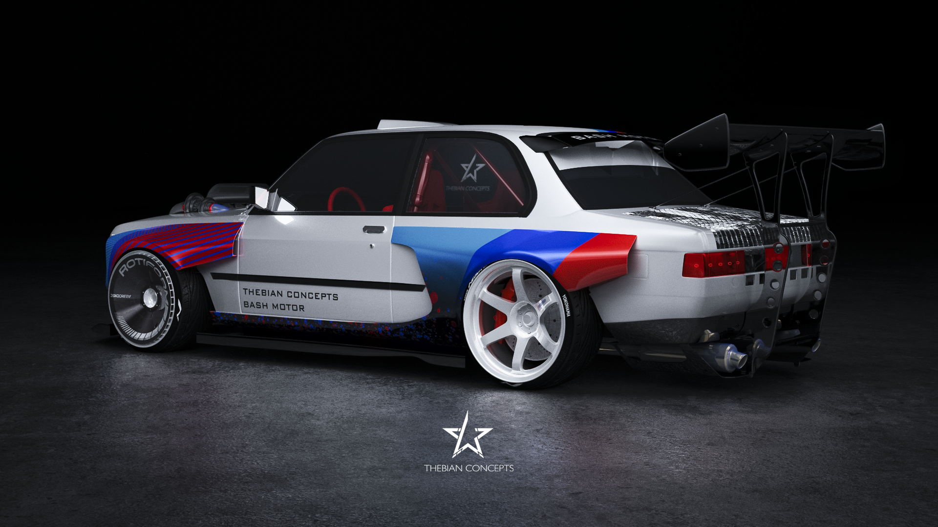 BMW E21 NEWAGE Custom Race Car by Thebian Concepts HD Wallpaper