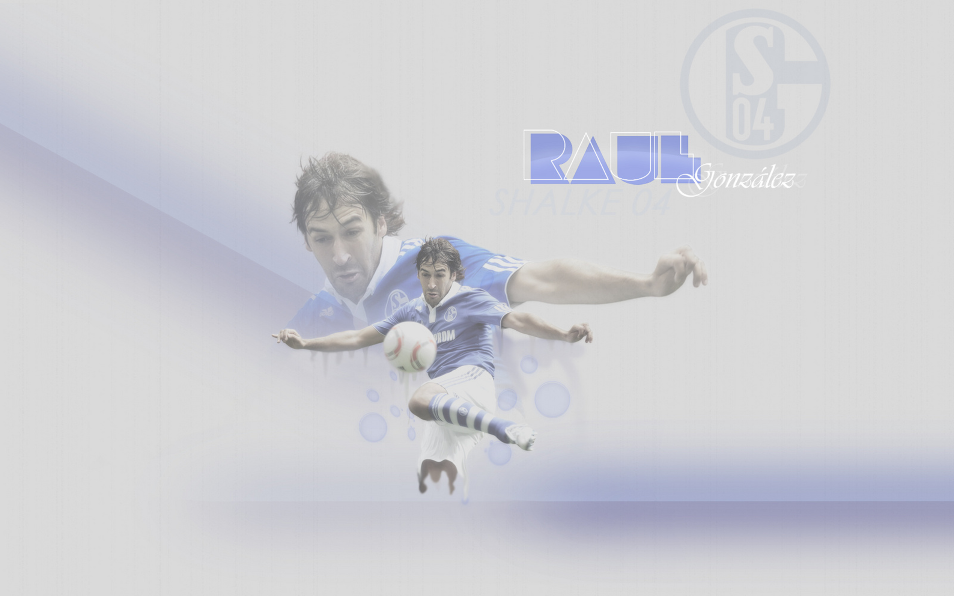 Raúl González Blanco Schalke 04 Artistic Football HD Wallpaper