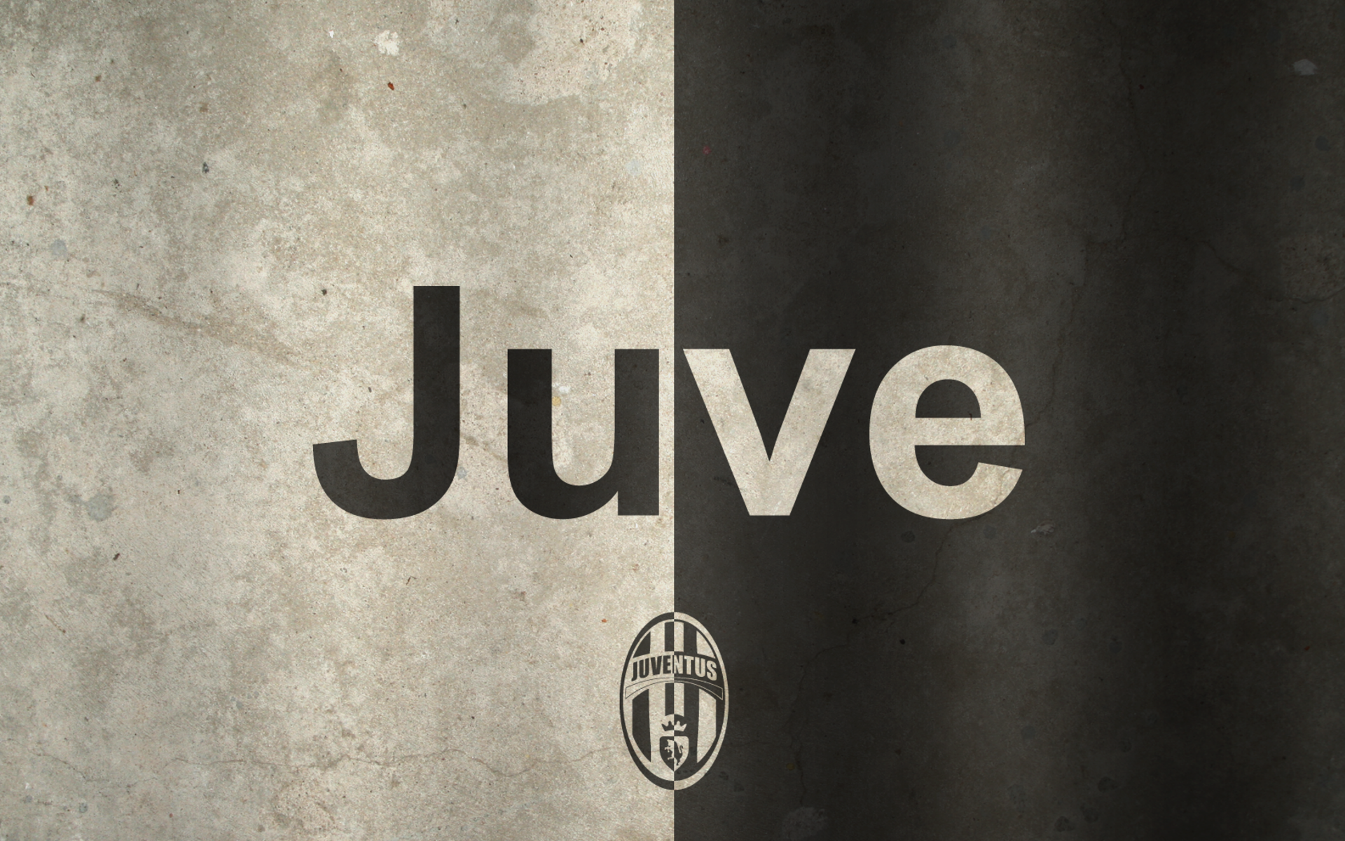 Juventus F.C. JuVe Black White Emblem HD Wallpaper