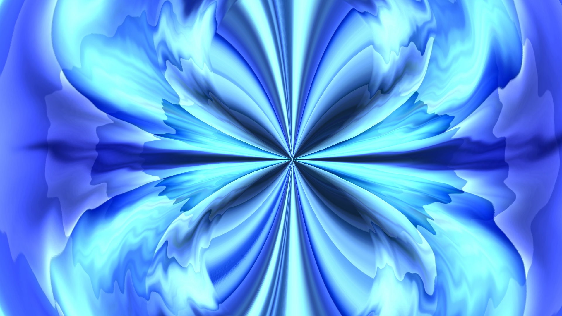 Radiant Blue Flame Fantasy Art HD Wallpaper