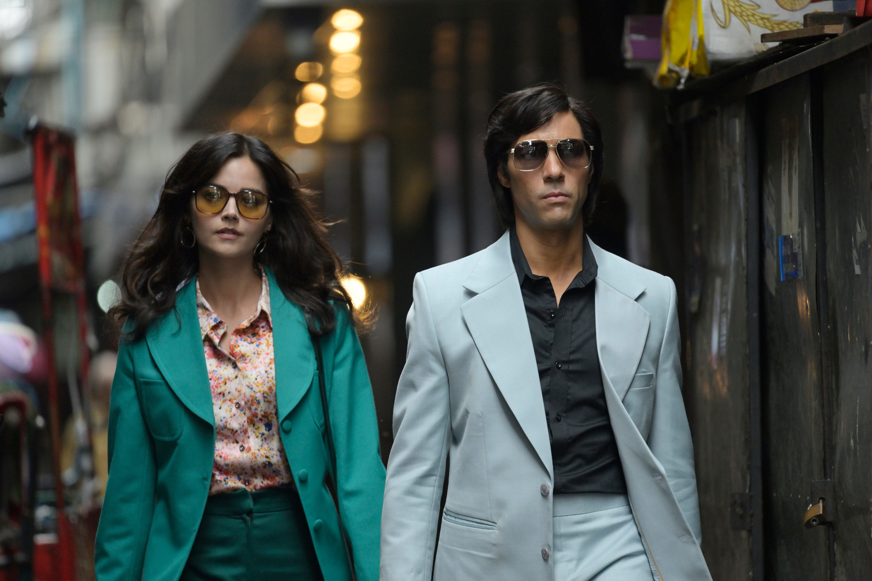 Jenna Coleman and Tahar Rahim in The Serpent HD Wallpaper
