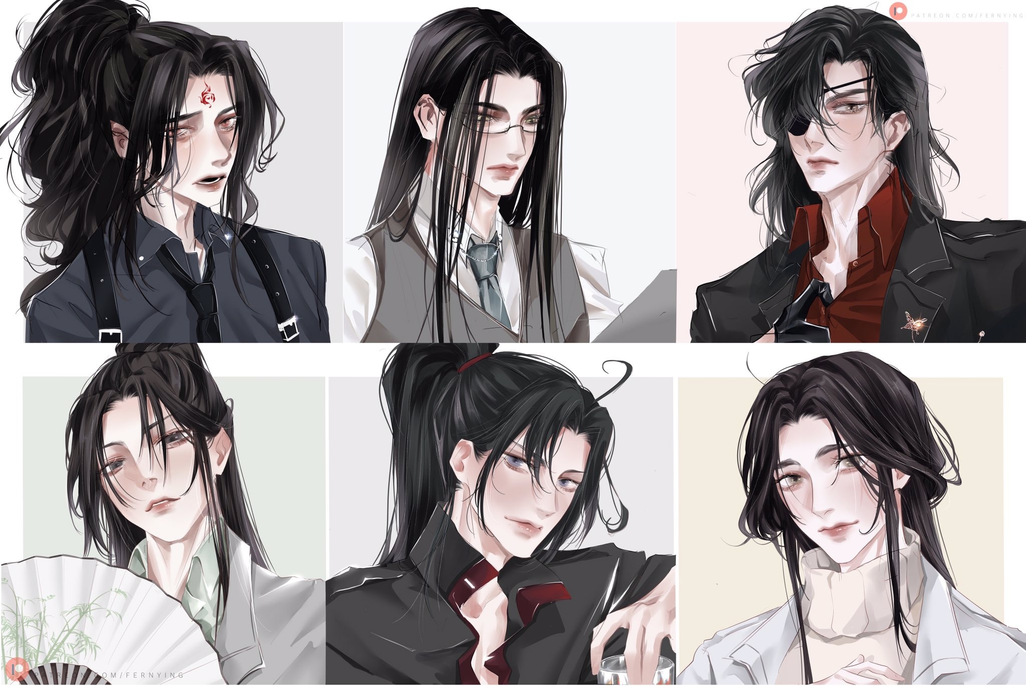 Danmei Crossover: Mo Dao Zu Shi, TGCF, SVSSS Characters HD Wallpaper