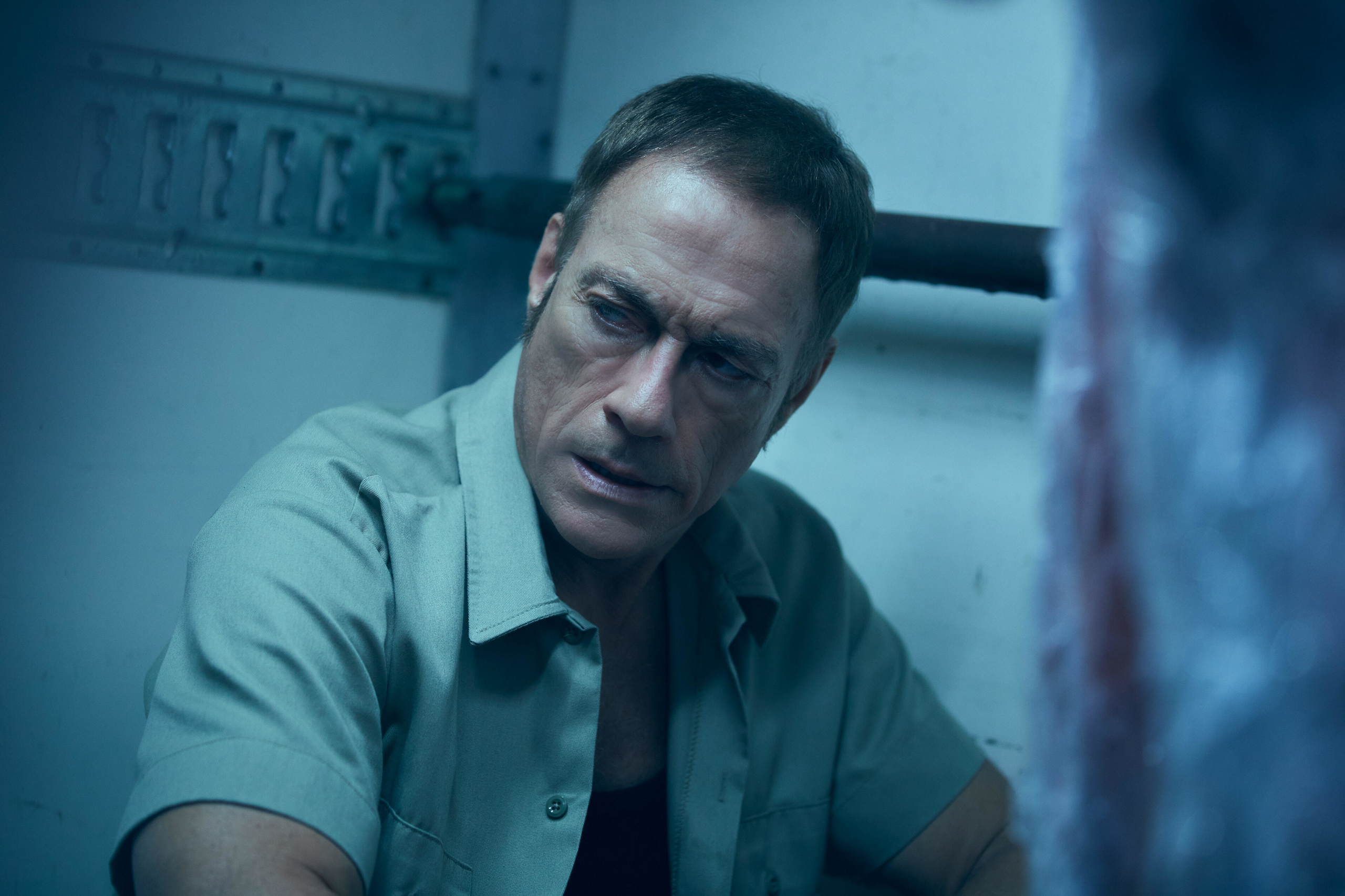 Jean-Claude Van Damme looking intense in The Last Mercenary HD Wallpaper