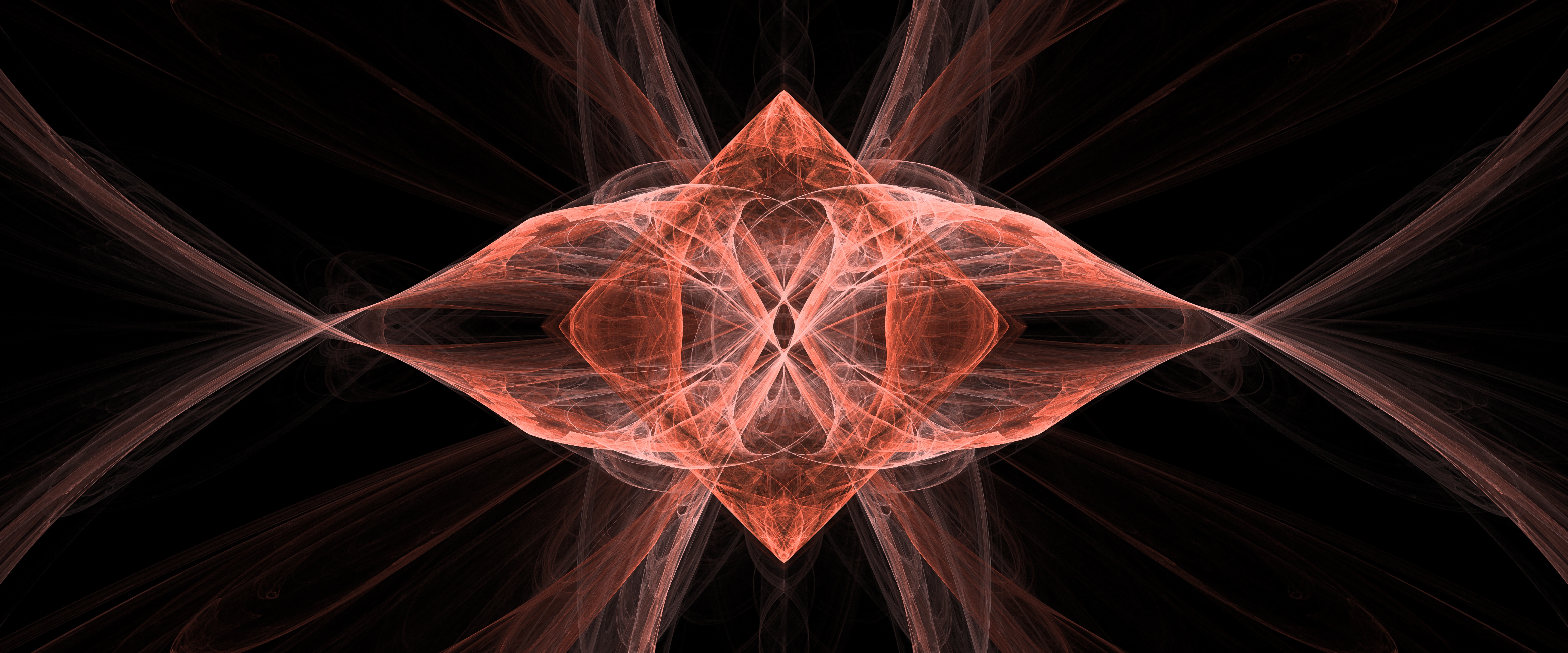 Abstract Fiery Kaleidoscope HD Wallpaper