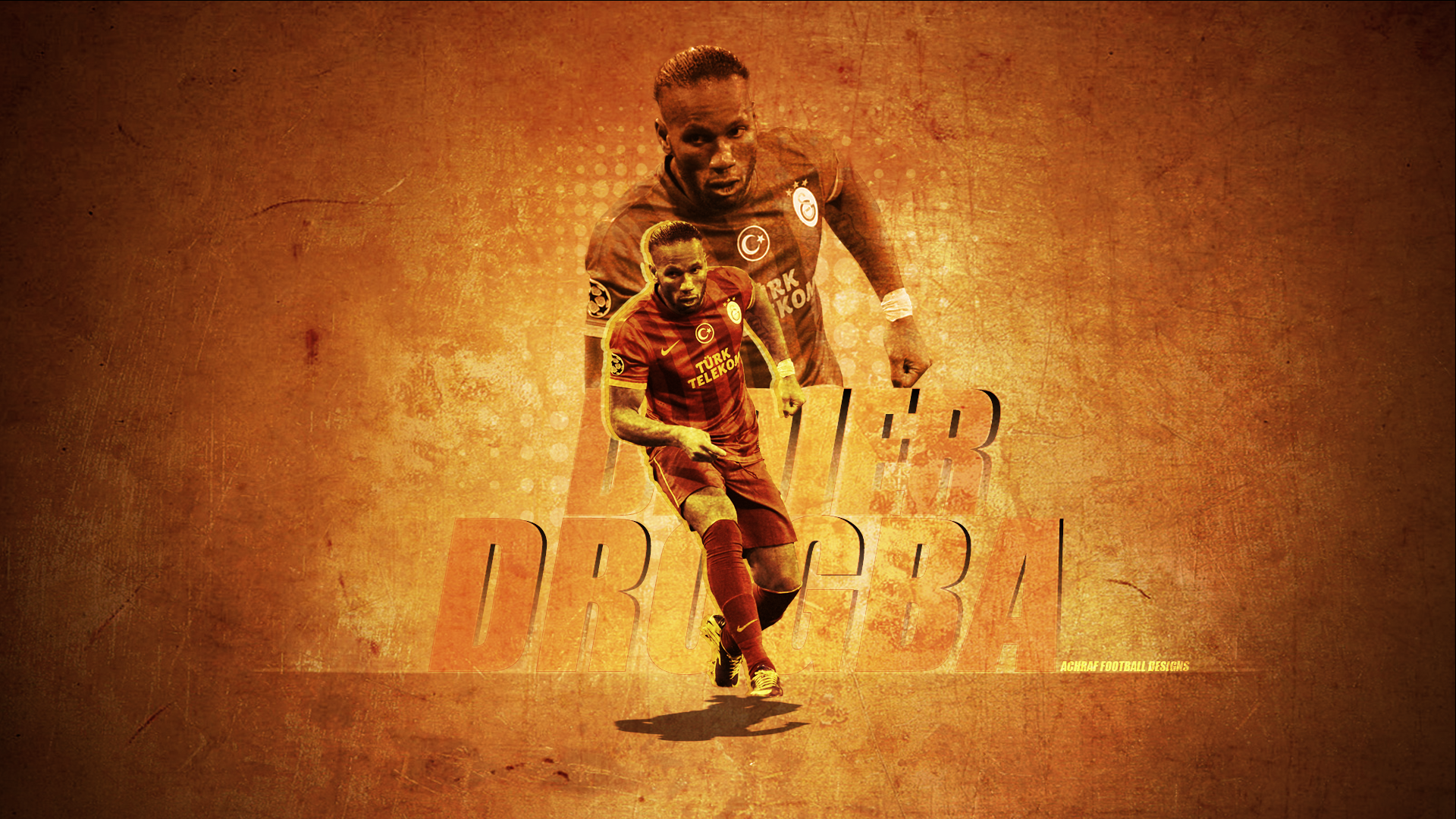 Didier Drogba Galatasaray S.K. Football Art HD Wallpaper