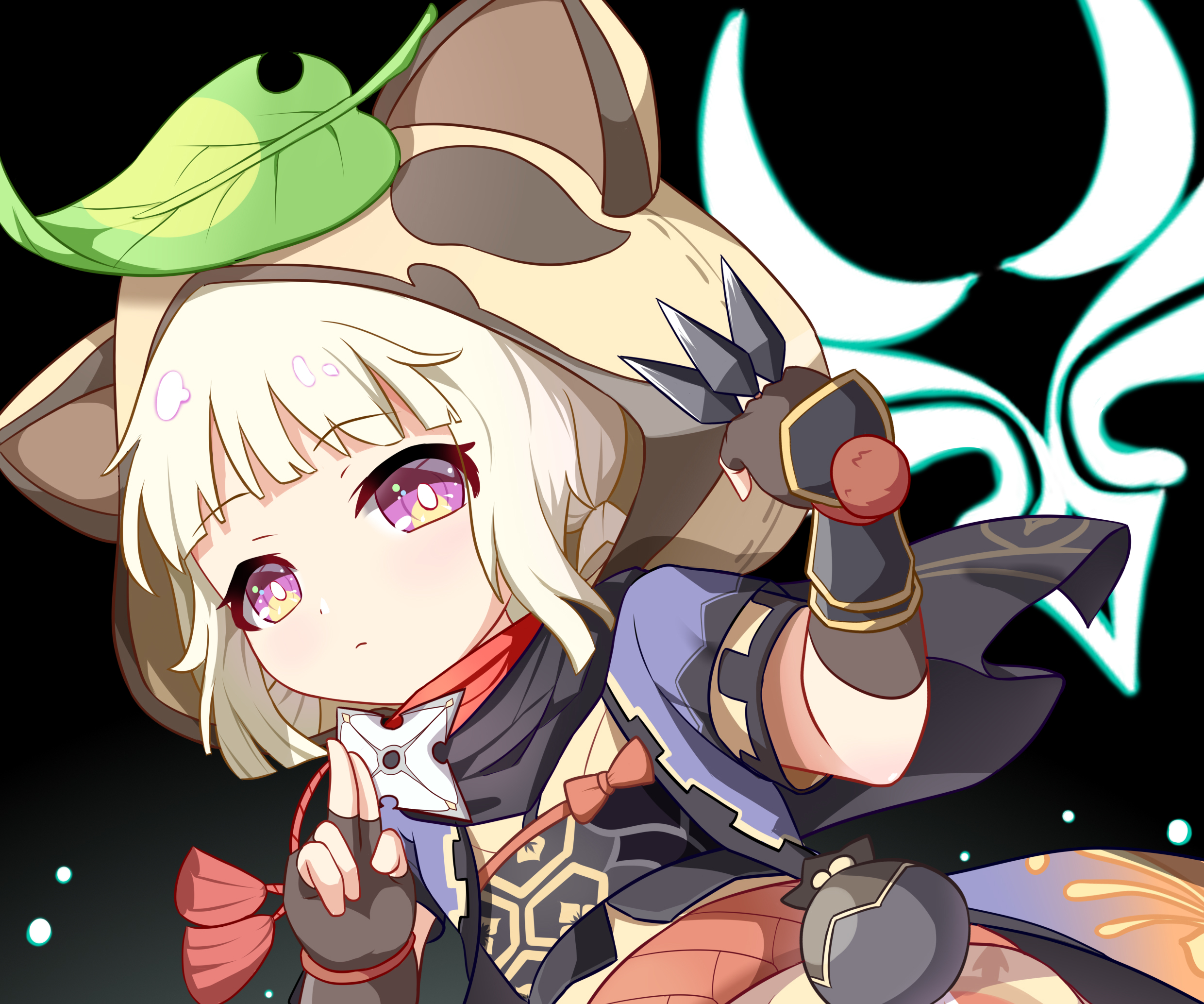 Cute Sayu Genshin Impact chibi character HD Wallpaper