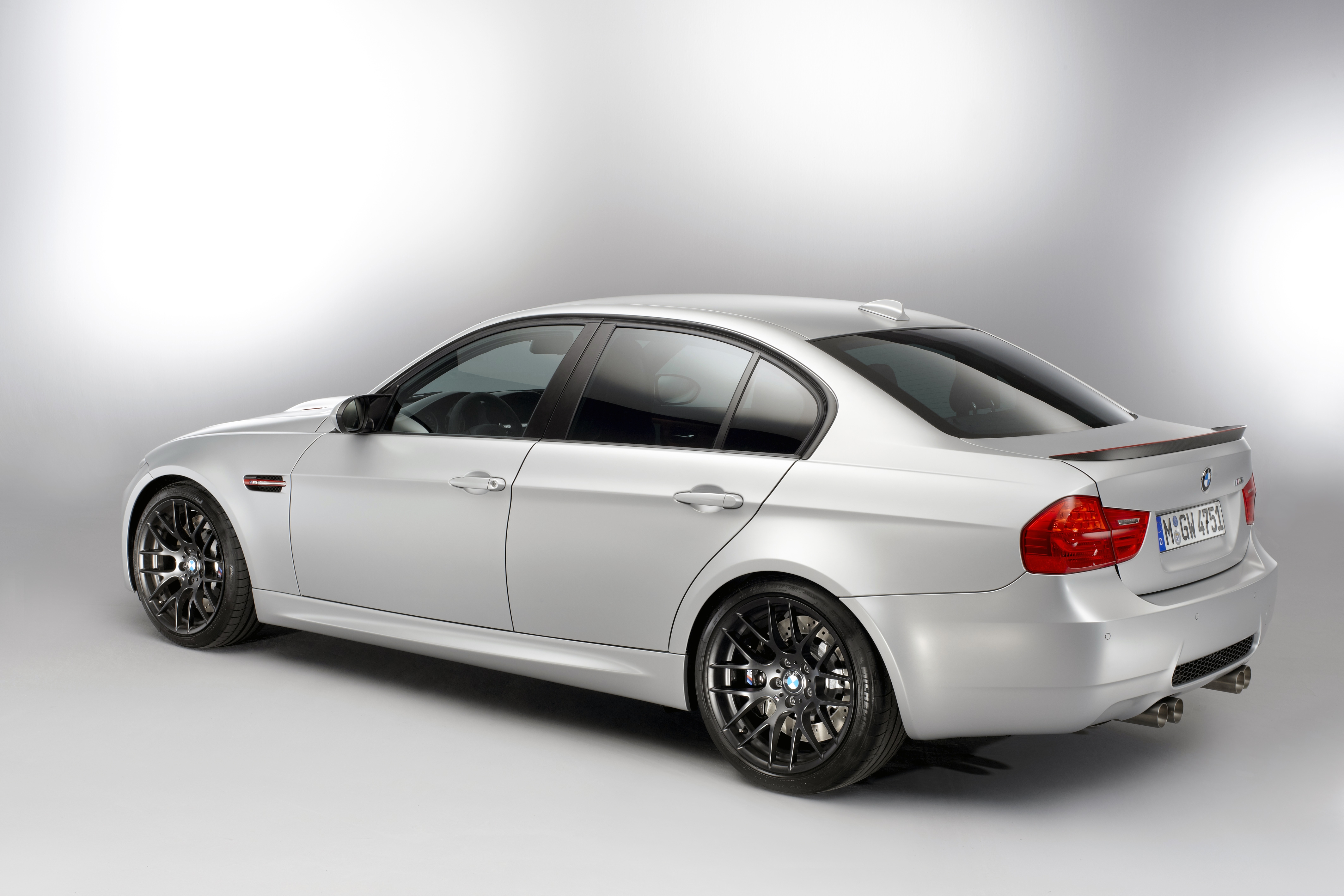 Silver BMW M3 CRT Pre-production Luxury Car HD Wallpaper