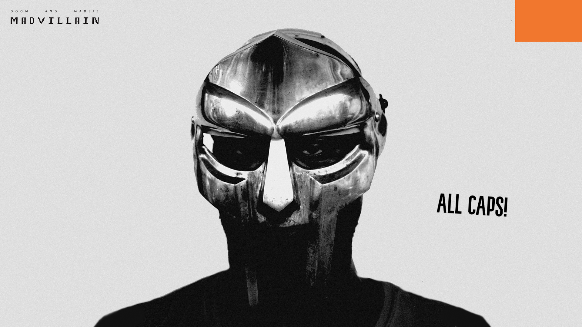 MF DOOM Madvillain album cover with ALL CAPS! HD Wallpaper