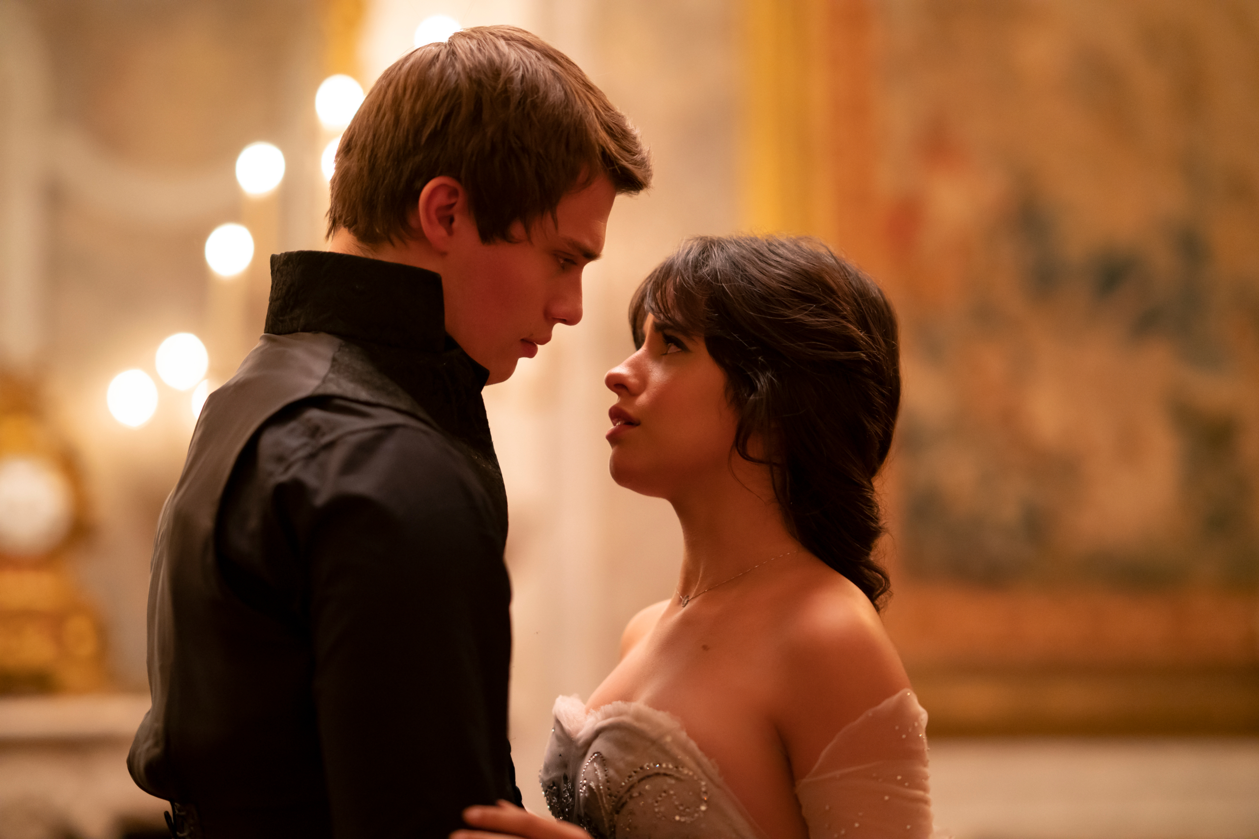 Cinderella: Camila Cabello and Nicholas Galitzine's intense gaze HD Wallpaper
