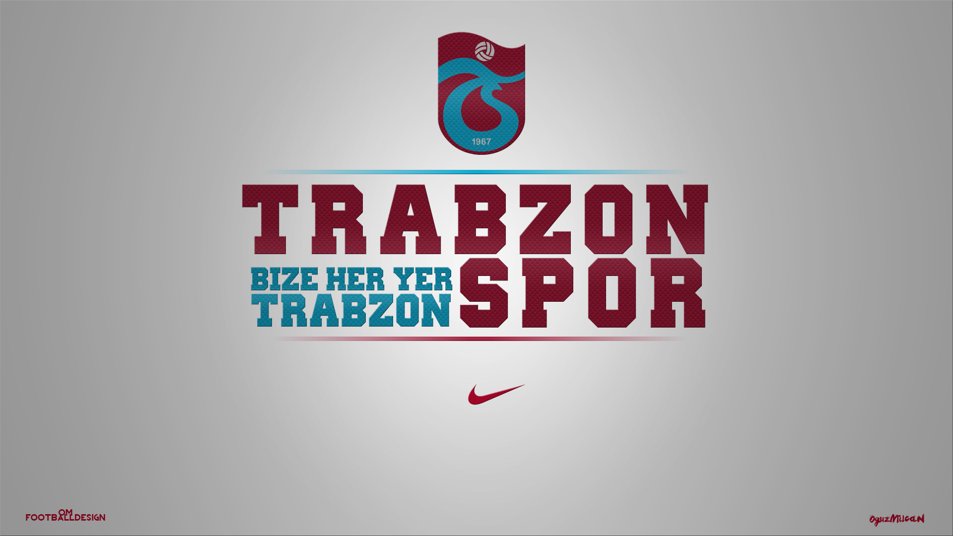 Trabzonspor Football Club Logo and Slogan HD Wallpaper