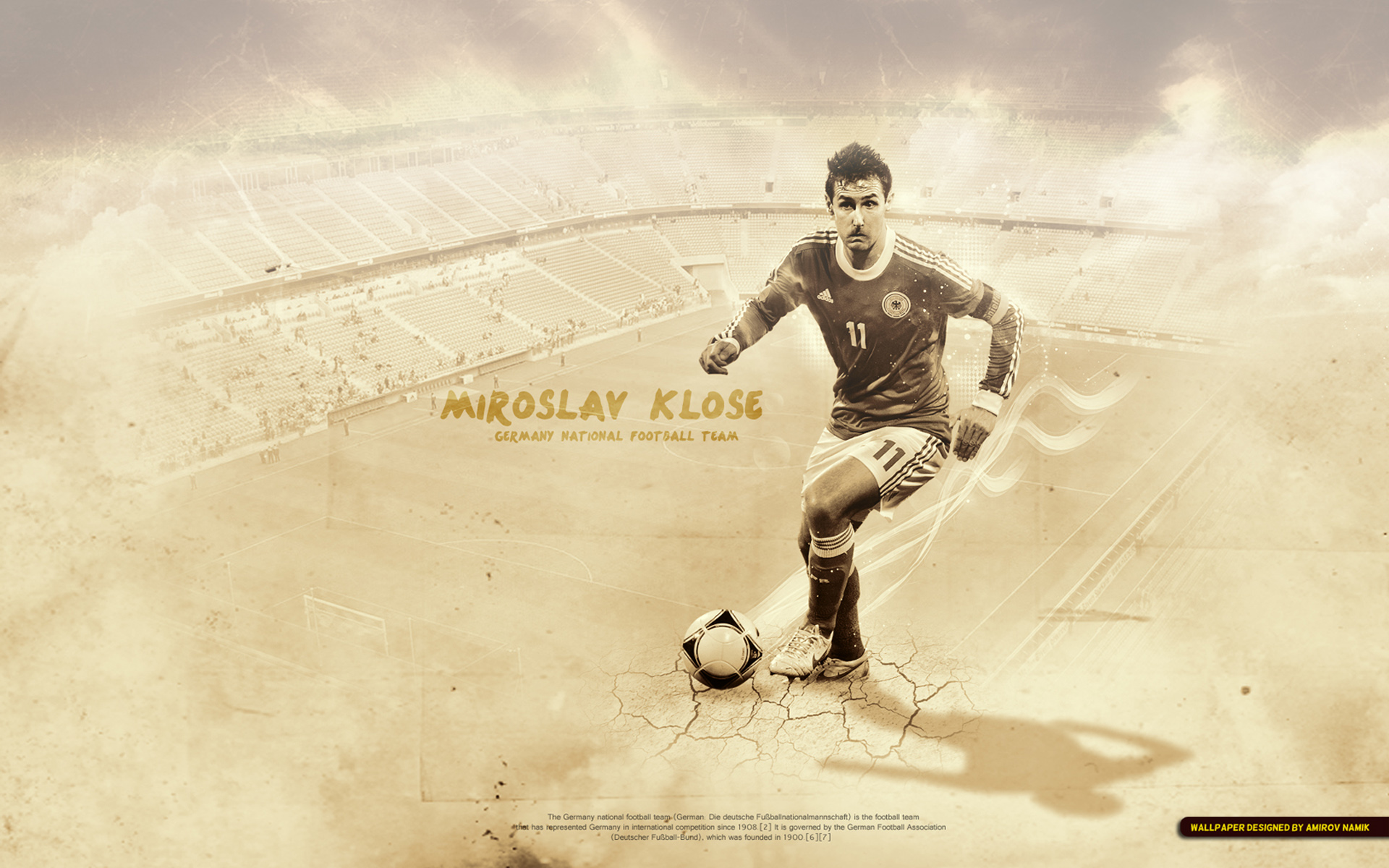 Miroslav Klose Germany National Football Team HD Wallpaper