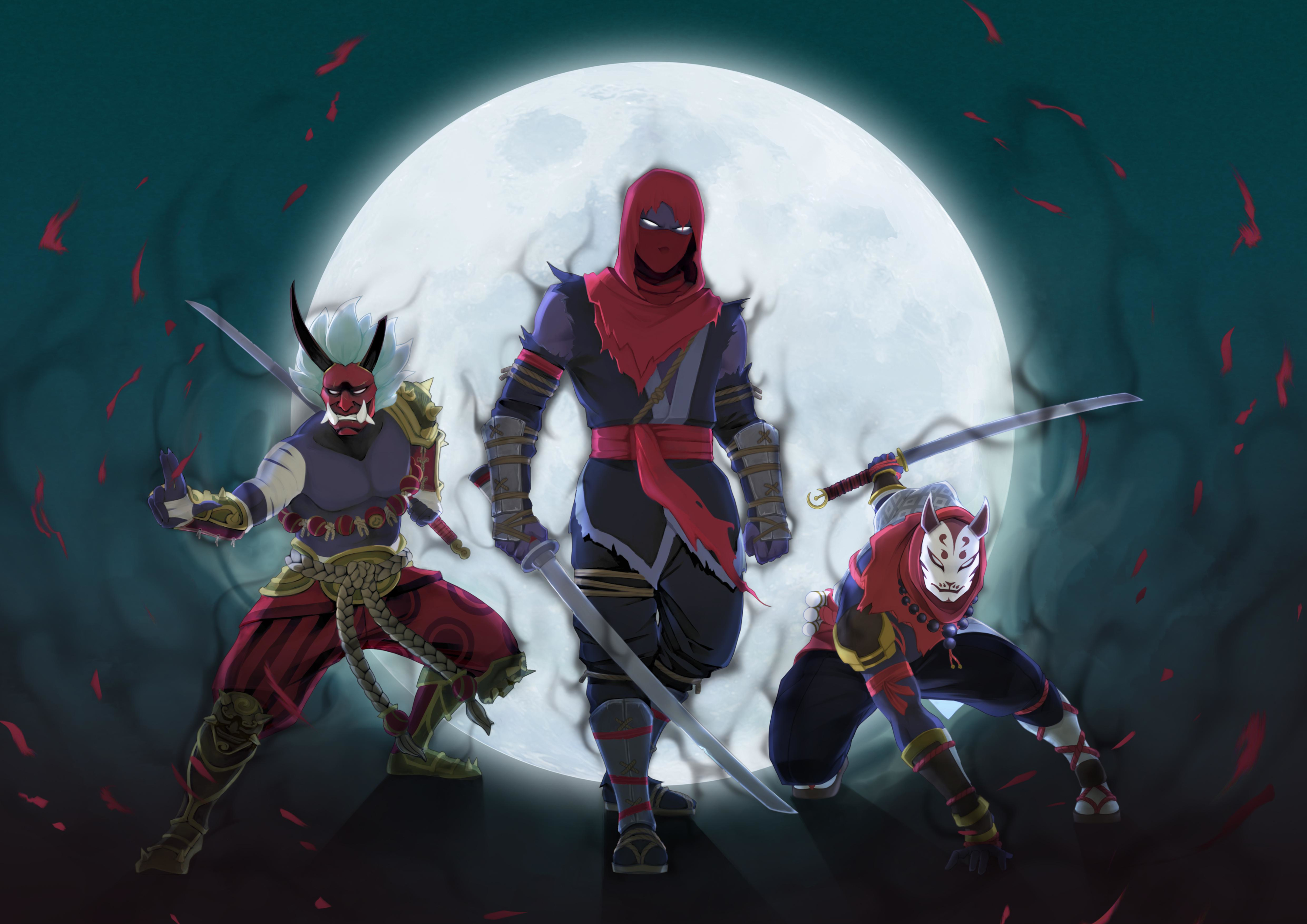Aragami 2 Night Moon Warriors HD Wallpaper