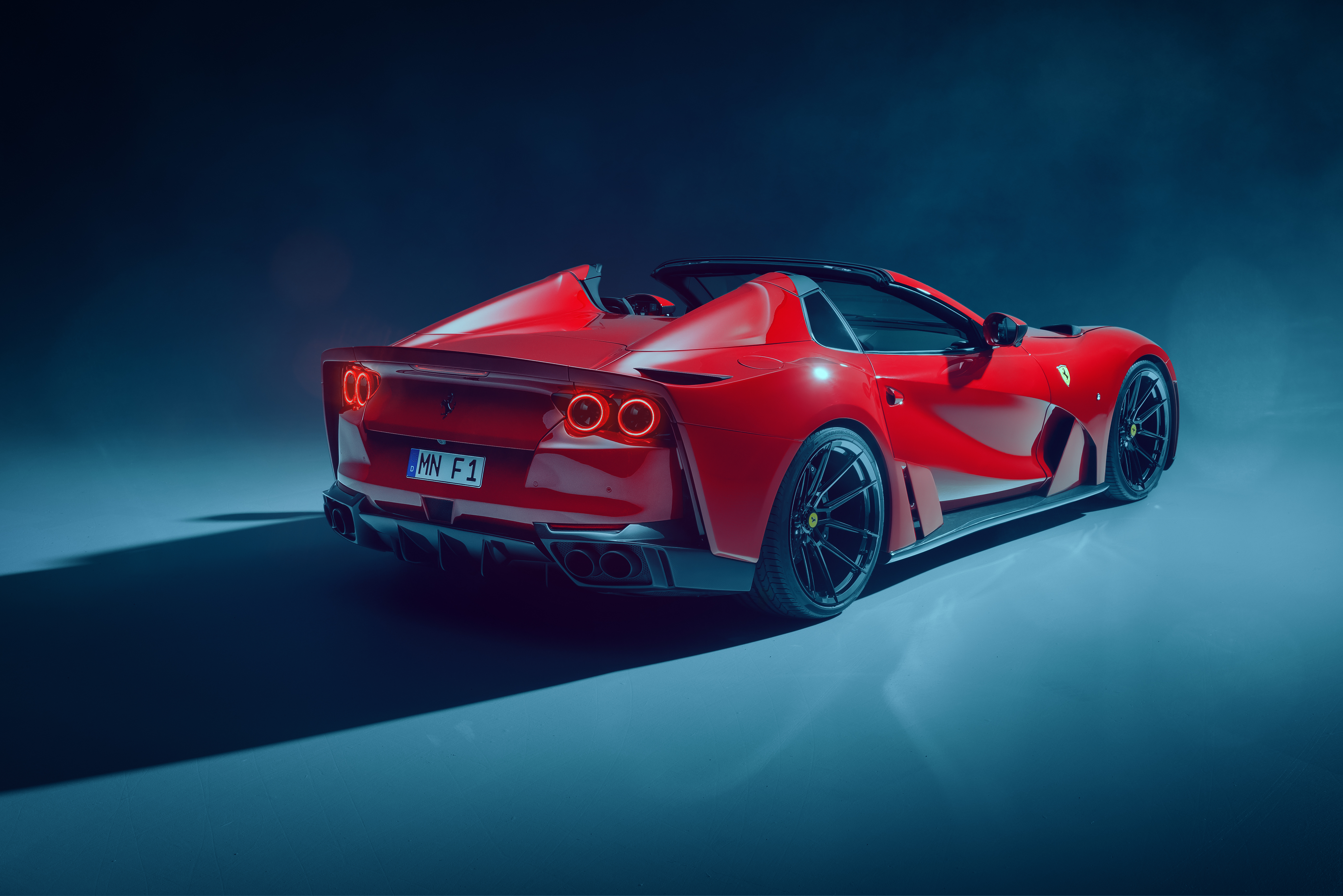 Red Novitec Ferrari 812 GTS N-Largo Supercar HD Wallpaper