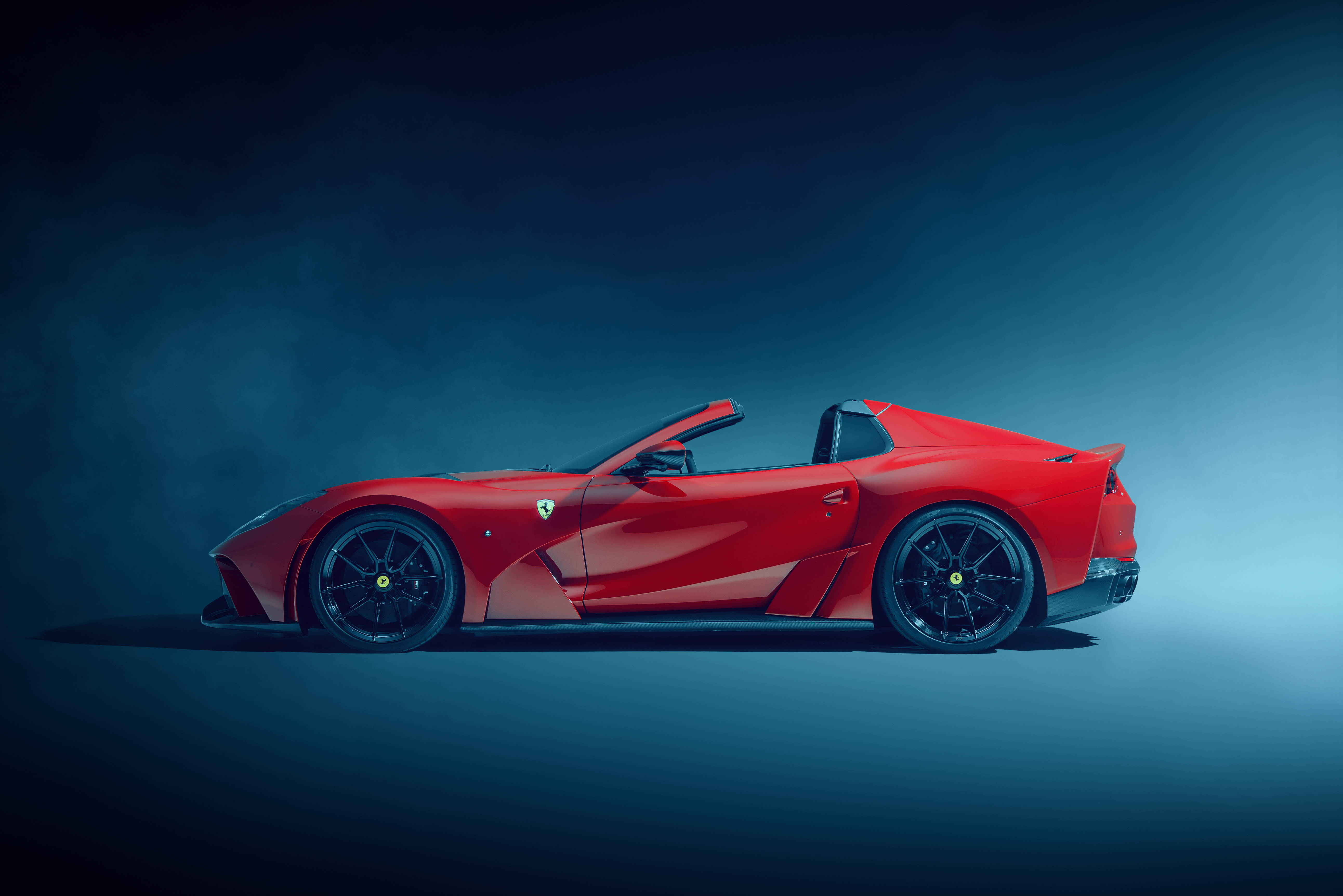 Red Novitec Ferrari 812 GTS N-Largo Supercar HD Wallpaper