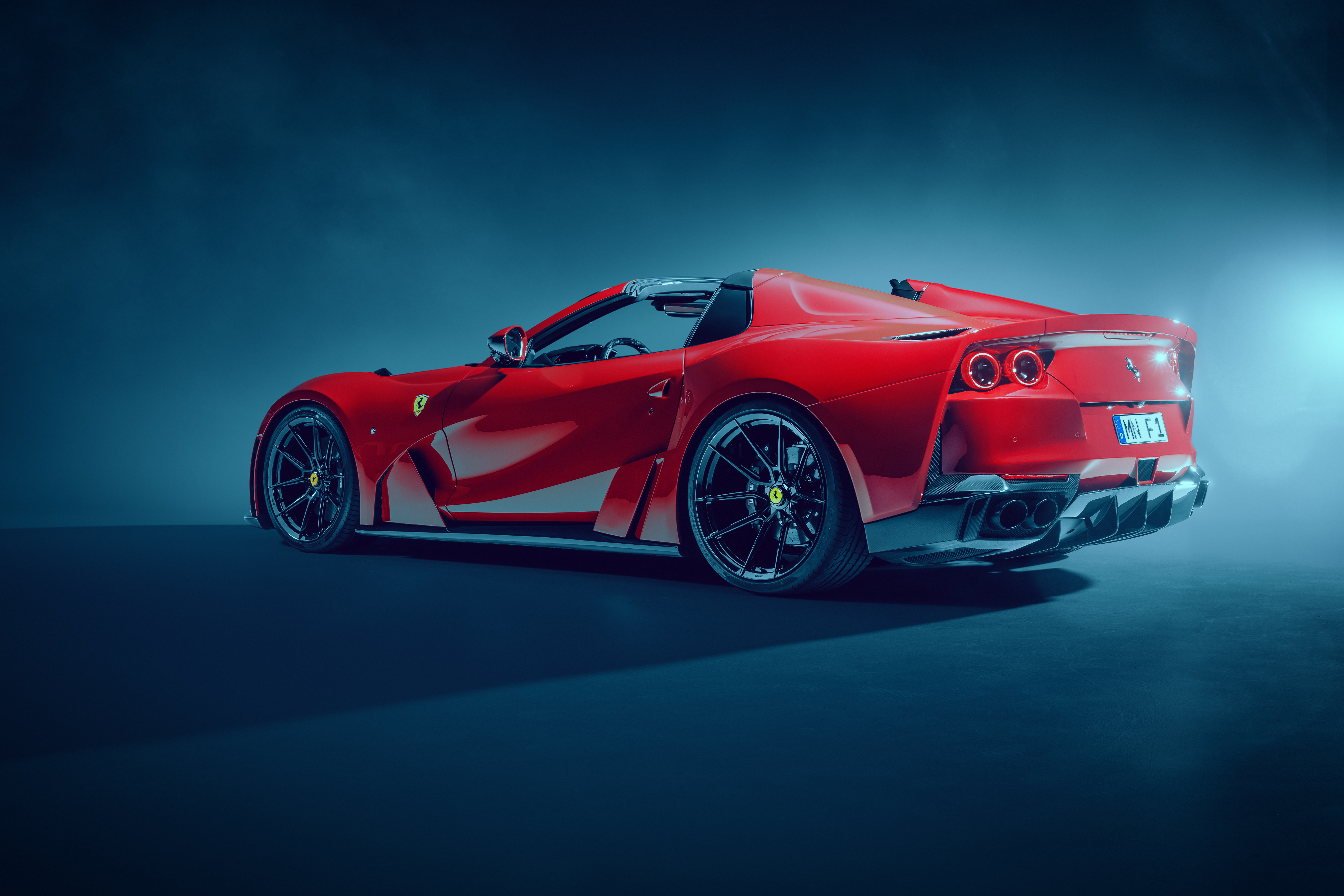 Red Novitec Ferrari 812 GTS N-Largo Supercar HD Wallpaper