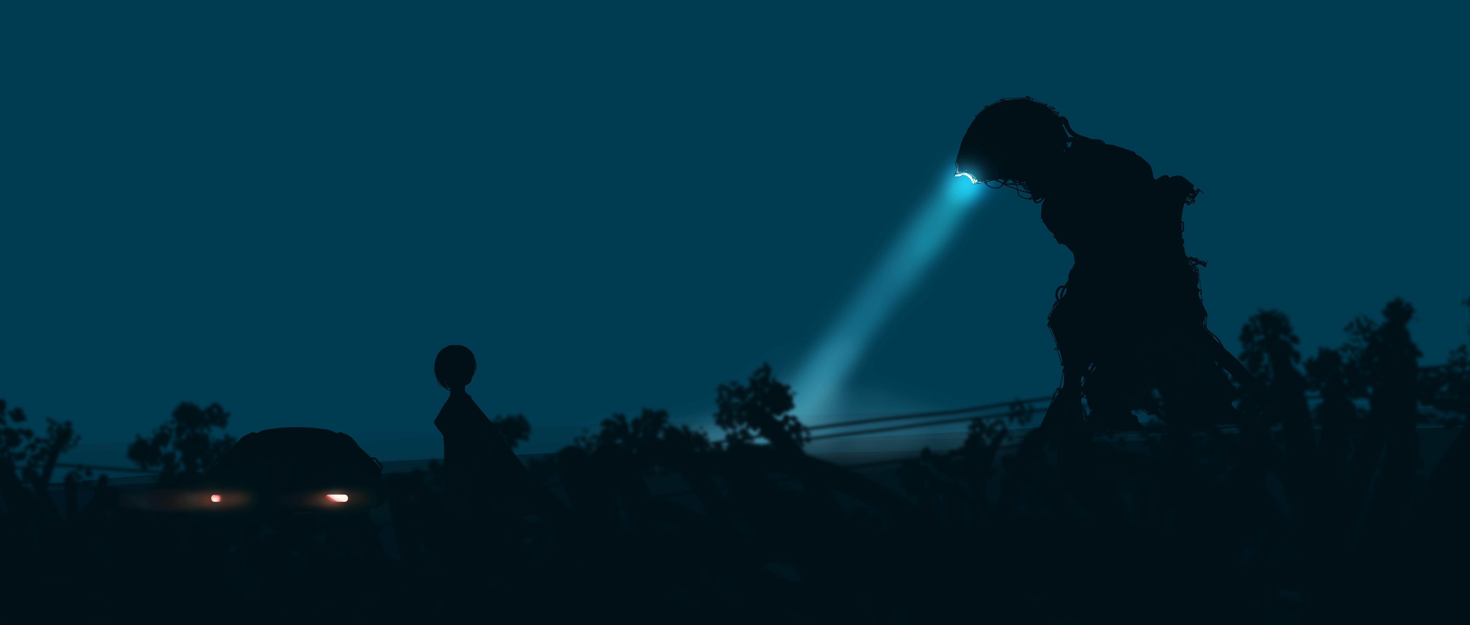 #33208 Sci Fi Robot 4k Ultra HD Wallpaper, Night - Rare Gallery HD ...