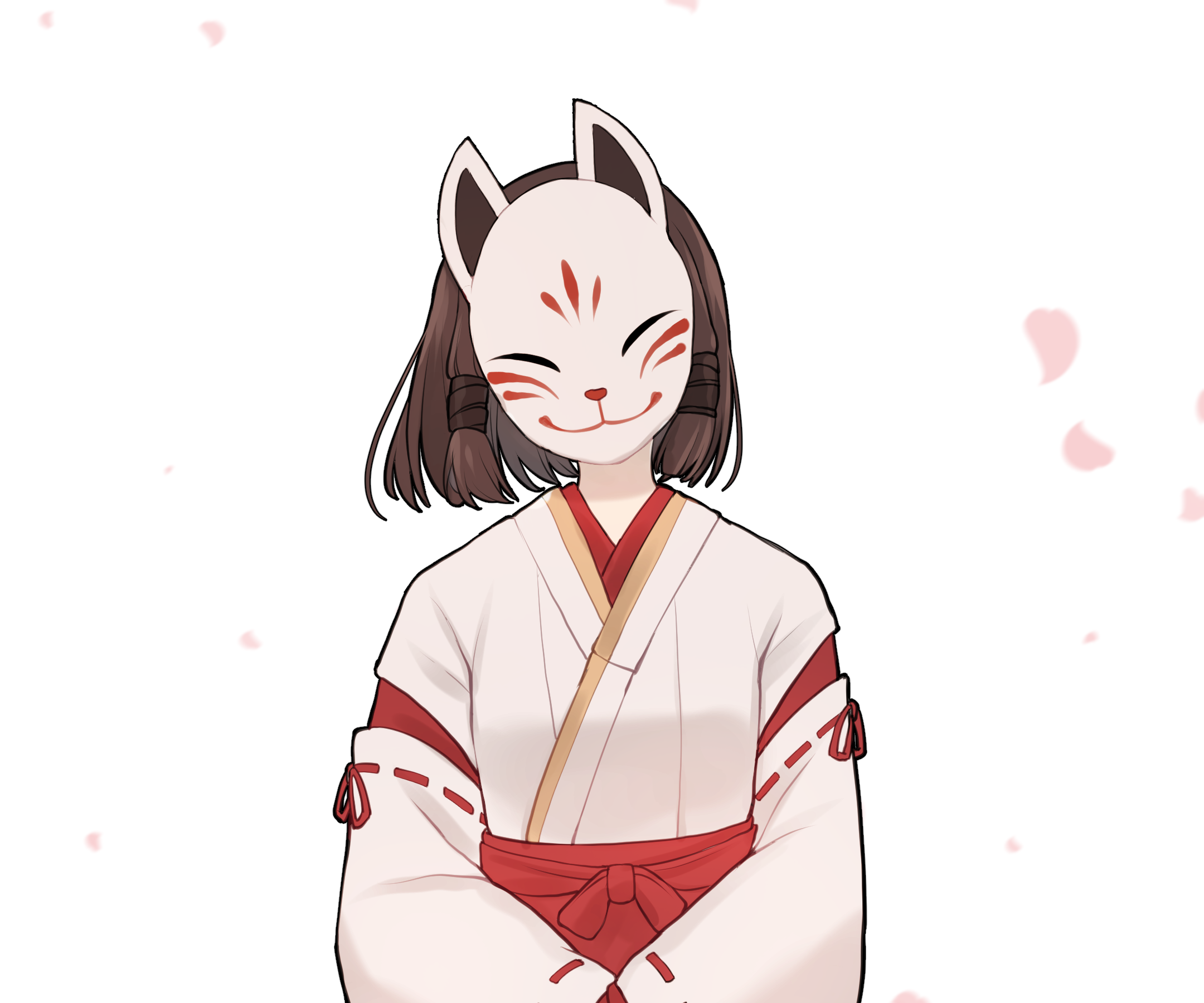 Kazari (Genshin Impact) Kitsune Mask HD Wallpaper