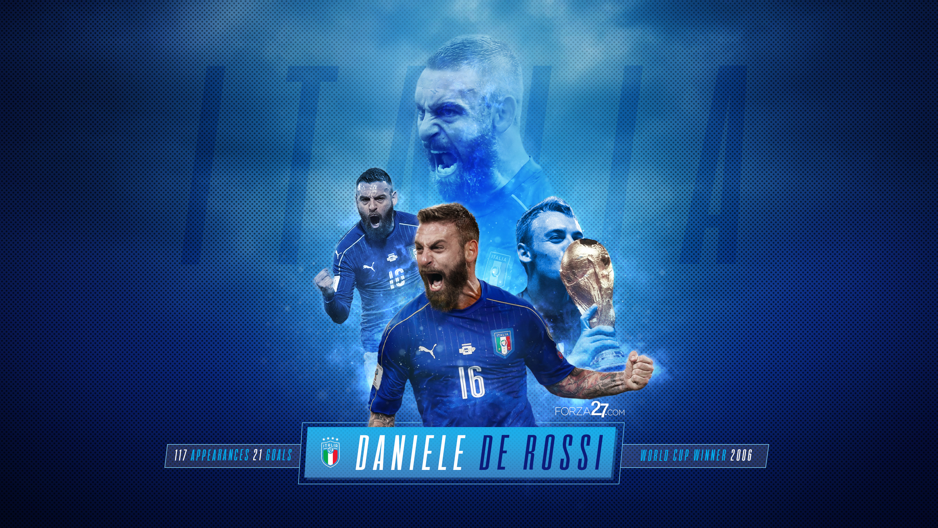 Daniele De Rossi: Italian World Cup Winner HD Wallpaper